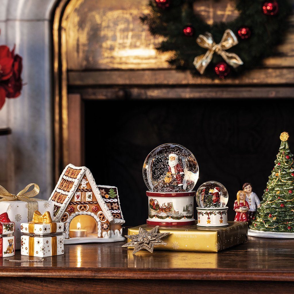 Villeroy & Boch Dekofigur Christmas Toys Lebkuchenhaus mit Spieluhr (1 St)