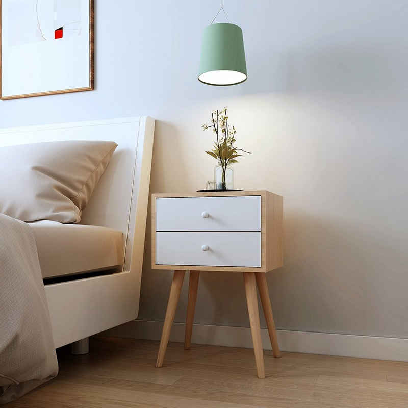 Happy Home Nachttisch »Bedside Table Coffee Table for Living Room Bedroom 40 x 30 x 60 cm«