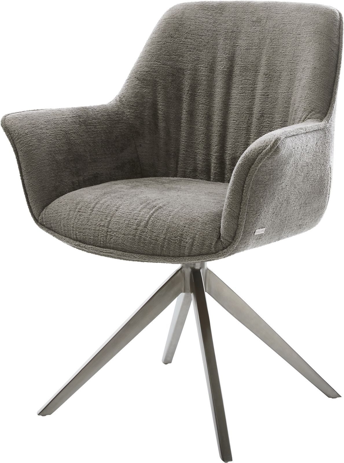 DELIFE Polsterstuhl Keila-Flex, mit Armlehnen Kreuzgestell günstig online kaufen