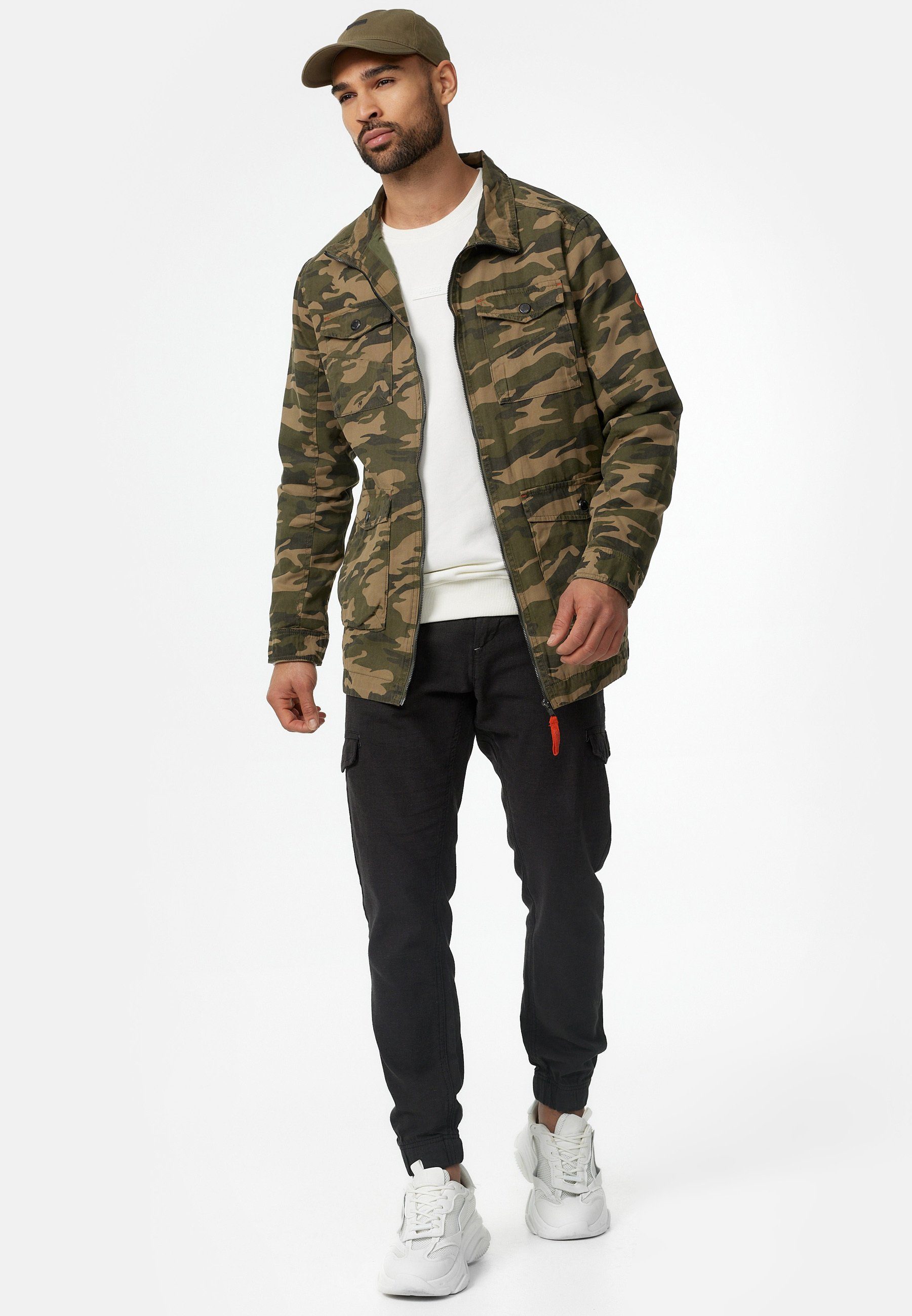 Simeon Camouflage Indicode Dired Fieldjacket