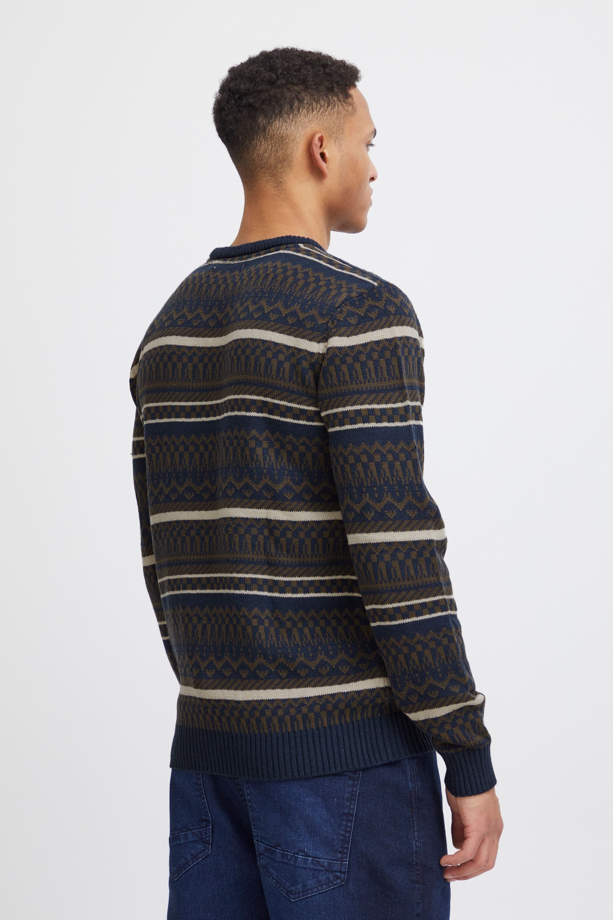 Blend Strickpullover BHPullover Gemütlicher Grobstrickpullover