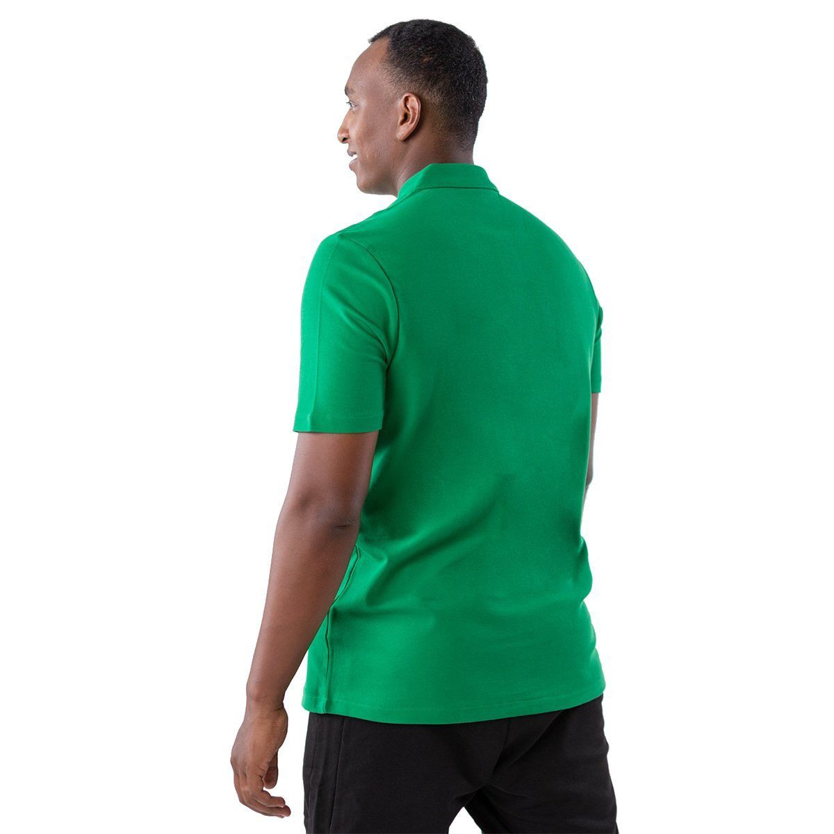 Jako Poloshirt Base (100% Baumwolle) grün Herren
