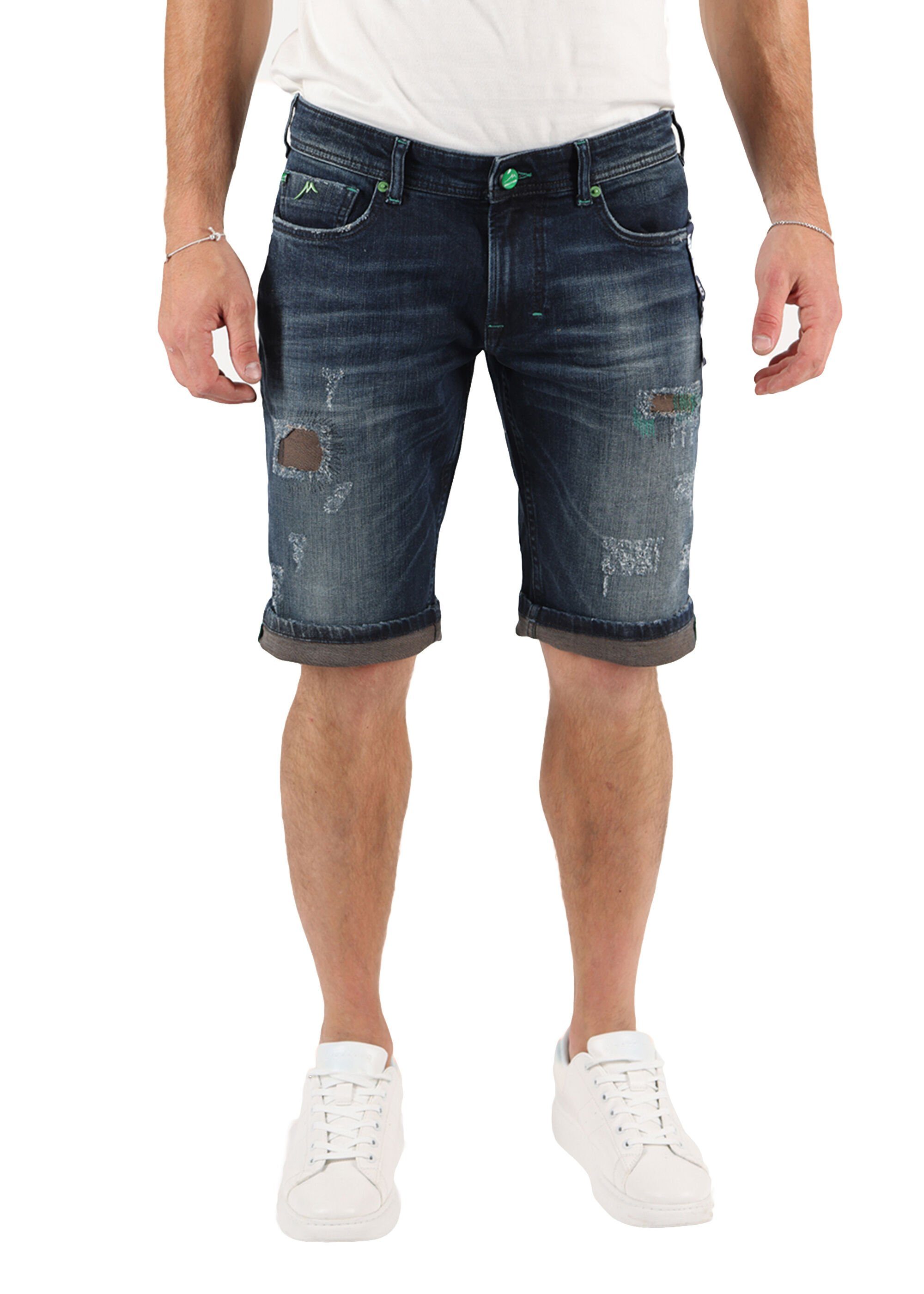 Miracle of Denim Regular-fit-Jeans Thomas Richfield Design Blue Five-Pocket im