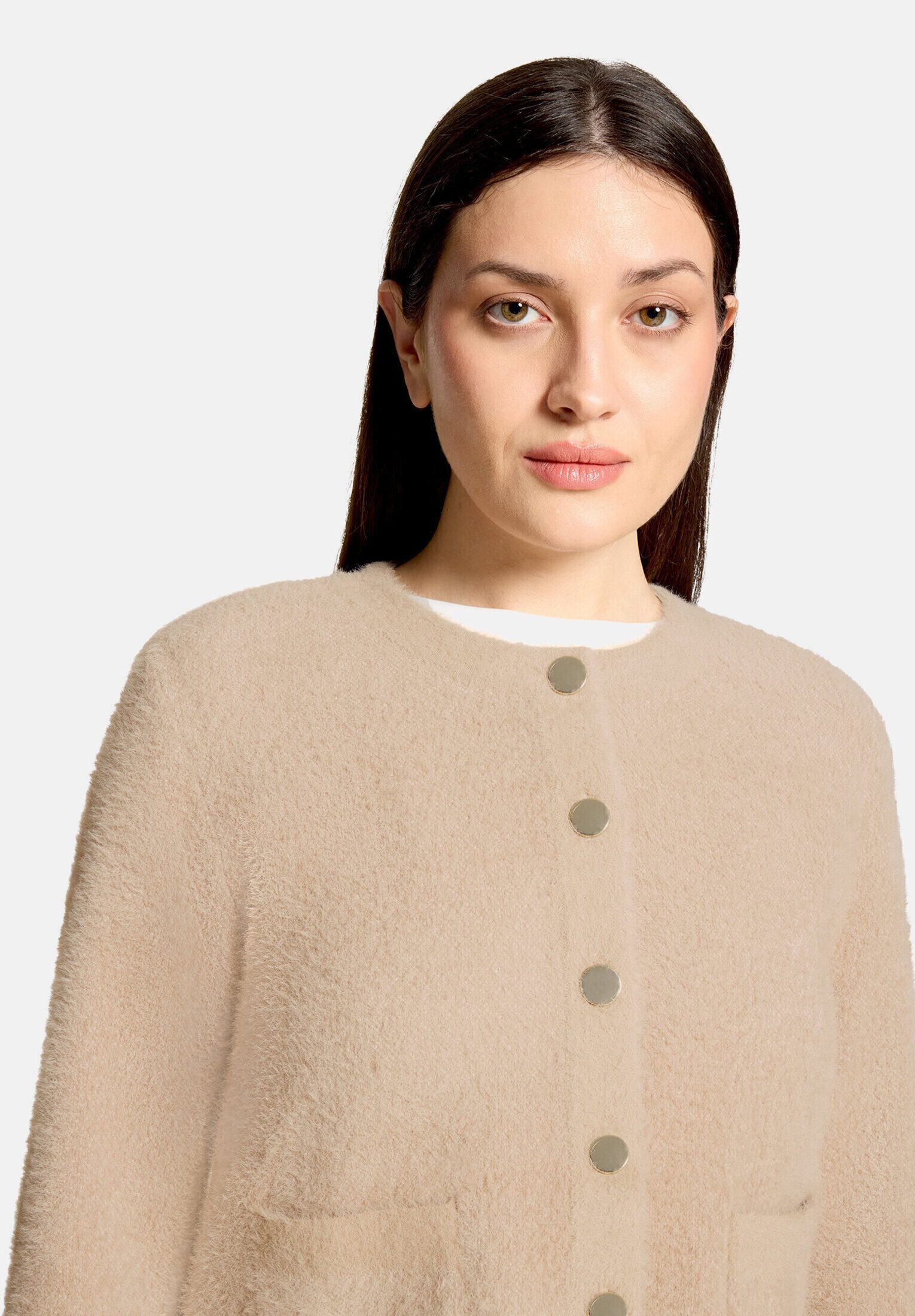Betty Barclay Strickjacke Damen mit aufgesetzten Taschen (1-tlg)