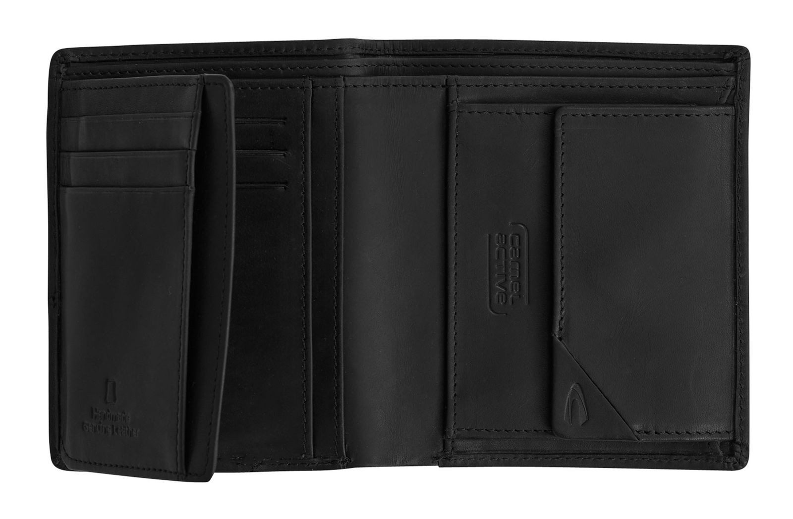 camel active Geldbörse "Taiga", aus matttem Leder mit vertikal geprägten Li günstig online kaufen