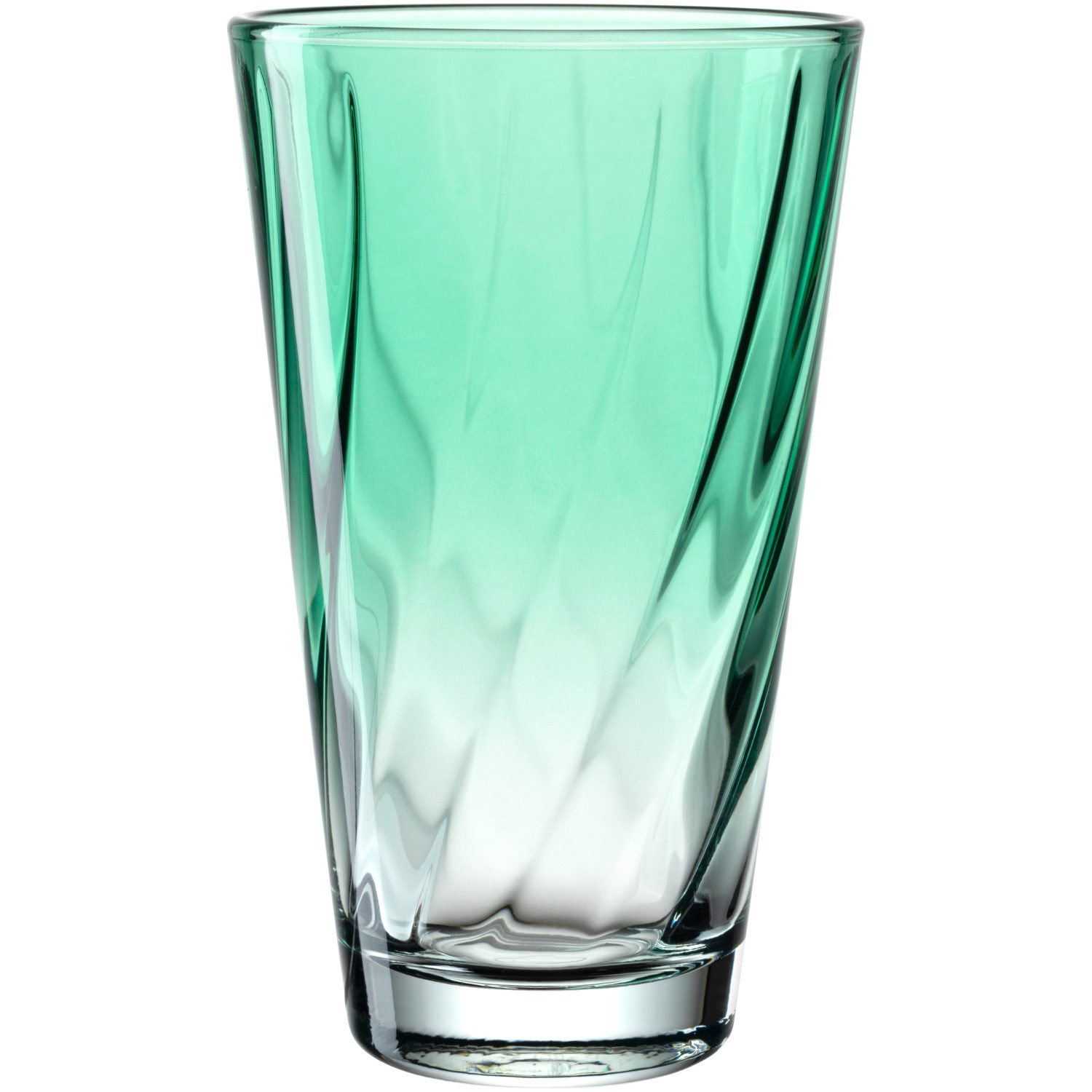 LEONARDO Gläser-Set Trinkglas, TWIST, 300 ml, 4er-Set, 4-tlg., Glas, Longdrinkbecher, spülmaschinengeeignet