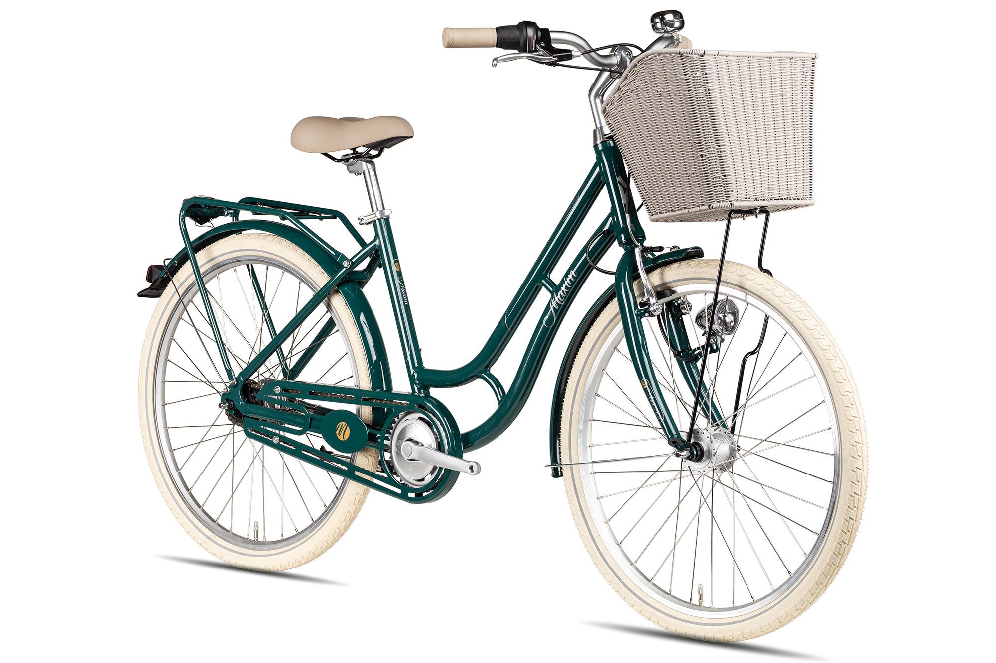 Maxim Cityrad Maxim Anno 1902 26 Wave, 7 Gang Shimano Nexus 7 SG-C3001 Rücktritt Schaltwerk, Nabenschaltung Rücktritt, Nabenschaltung Rücktritt grün