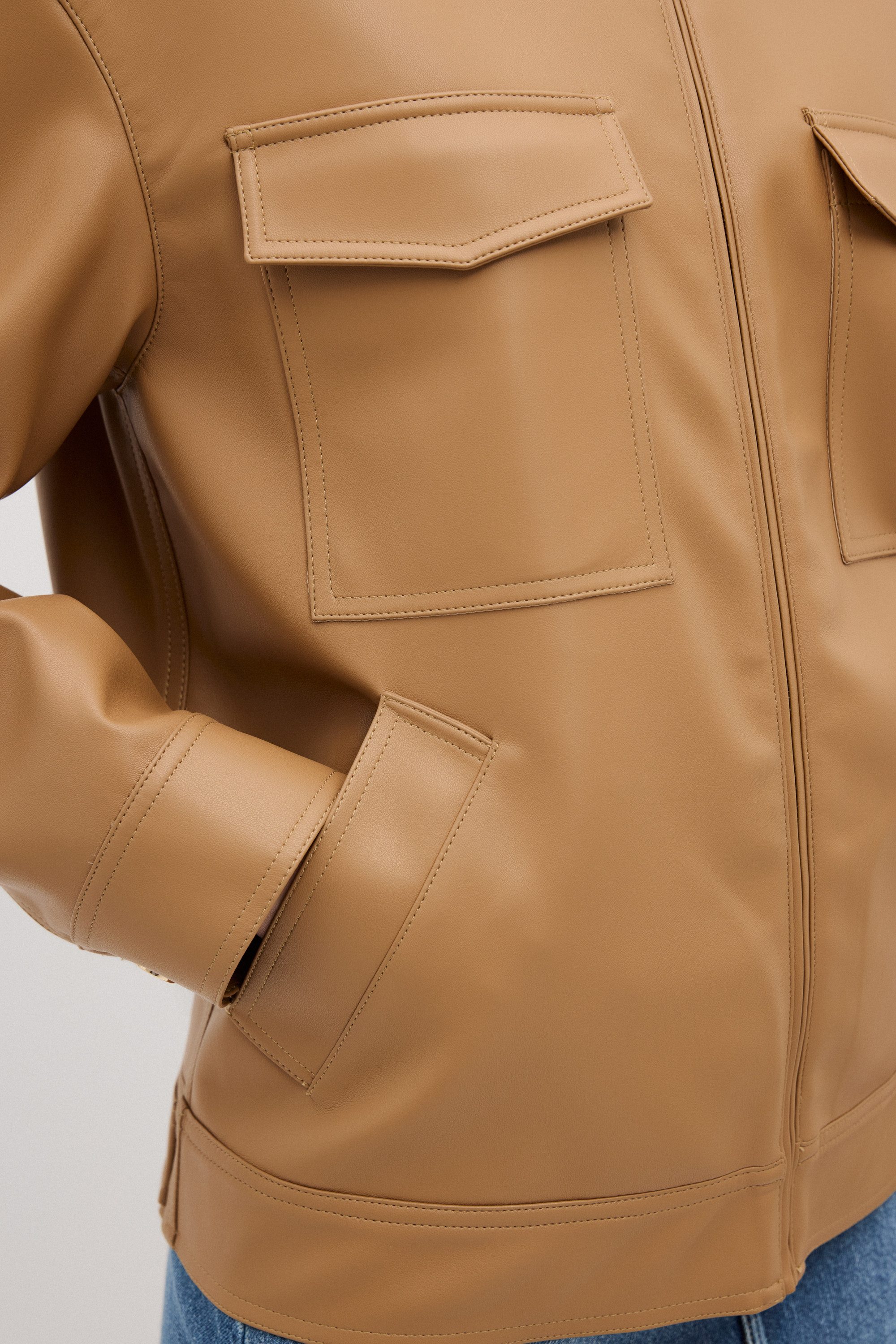 adL Blouson Lederoptikjack