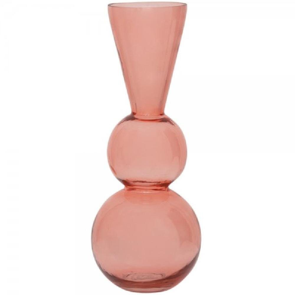 Urban Nature Culture Quartz Glass Pink Dekovase Vase Recycled Torri (11x28cm)