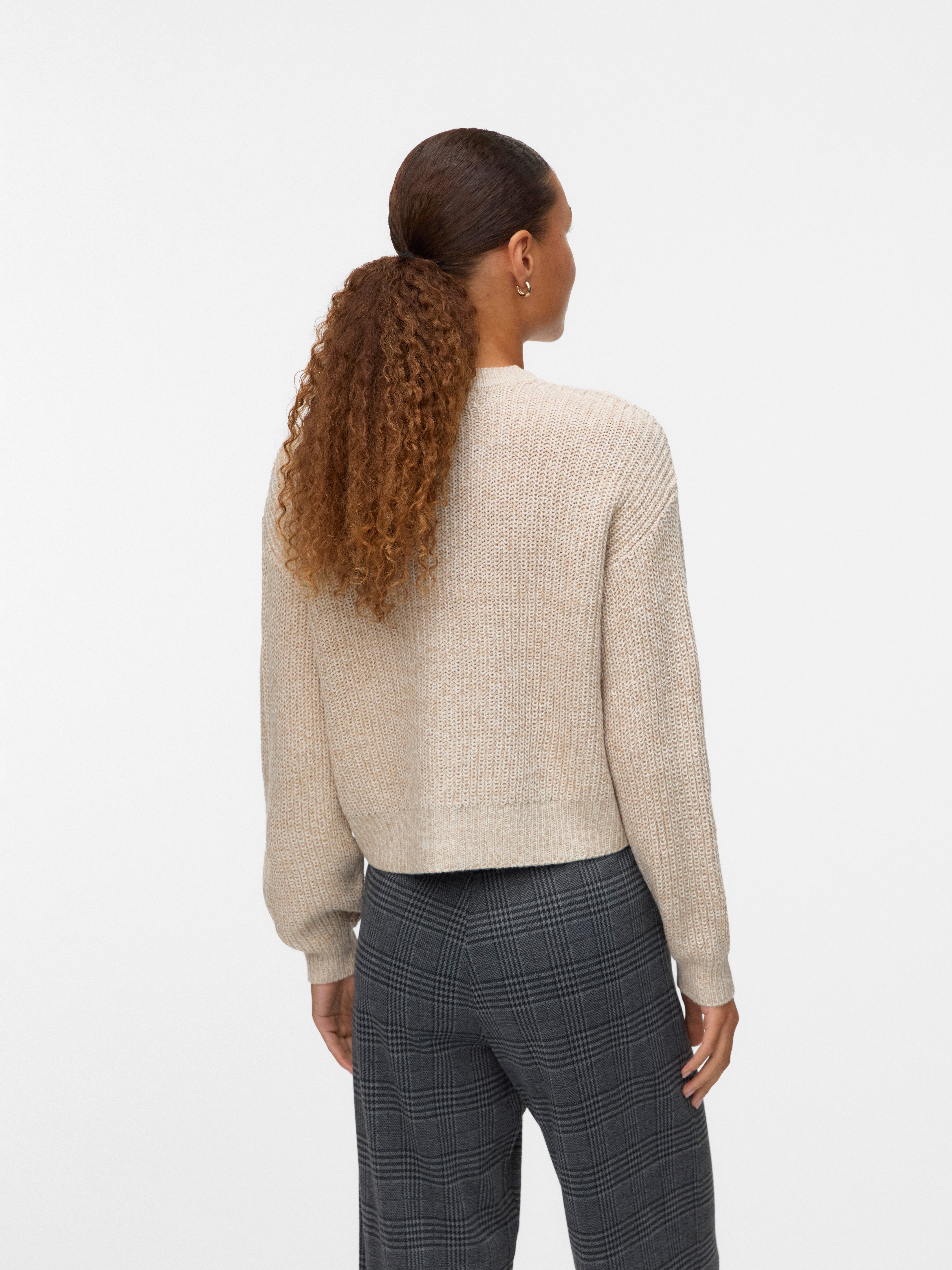 Vero Moda Strickjacke VMLEA LS O-NECK günstig online kaufen