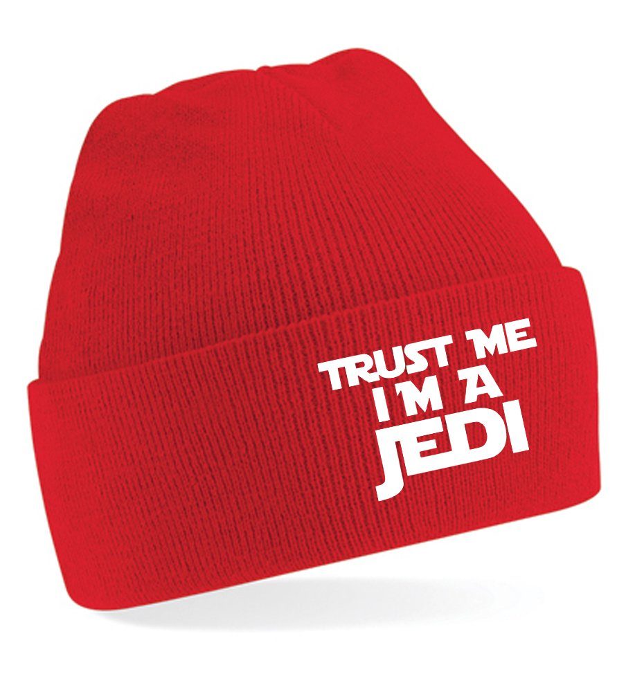 & Mütze Rot Brownie Jedi Erwachsenen Yoda Trust Sterne Beanie Star Blondie Unisex