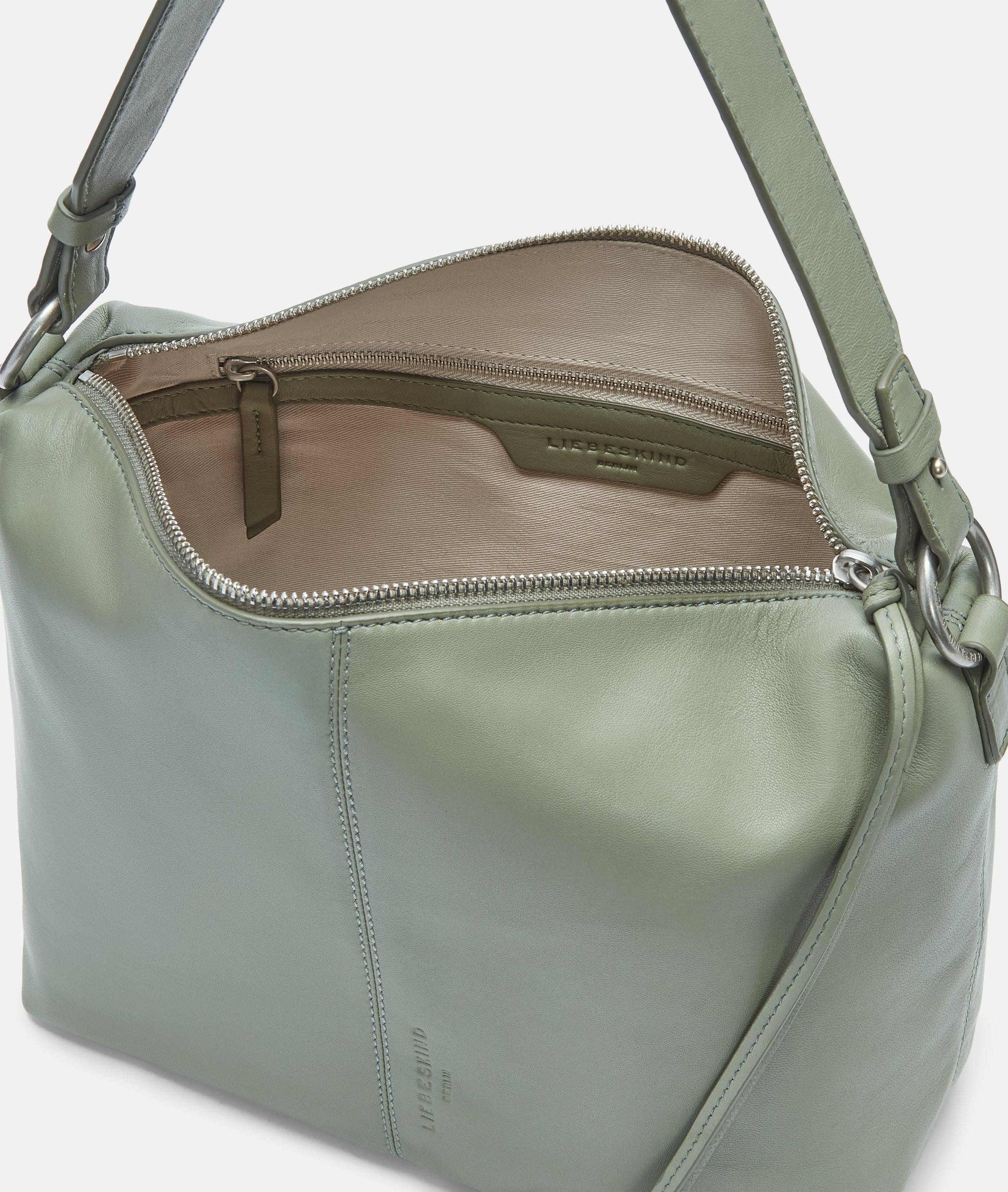 Liebeskind Berlin Schultertasche Aissa Hobo S, Handliche Tasche aus weichem Schafsnappaleder