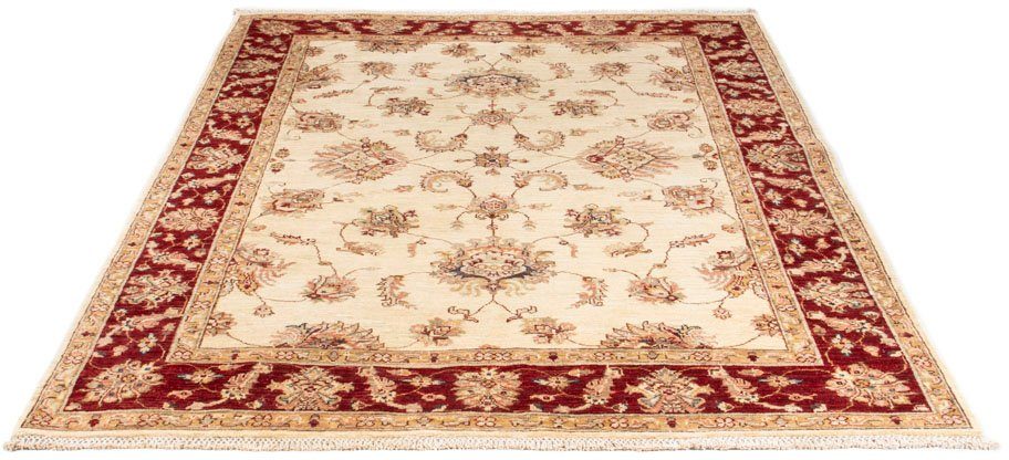 Höhe: Orientteppich 6 mm, 199 cm Handgeknüpft, beige, - Ziegler morgenland, Zertifikat rechteckig, mit x Einzelstück - 155 Wohnzimmer,