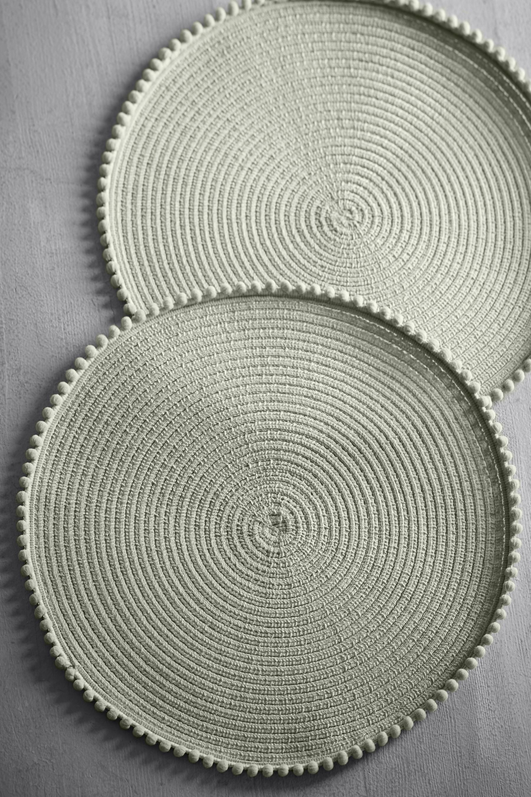 Next Platzset Platzsets mit Bommeln, 4er-Set, (1-St)
