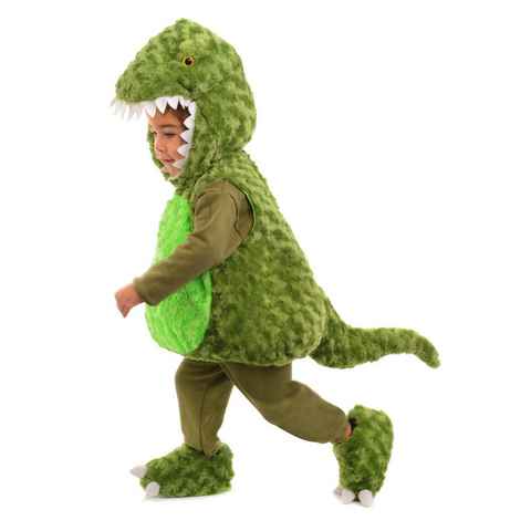Underwraps Kostüm T-Rex, Niedlich-flauschiges Kostüm für Halloween und Kinderfasching