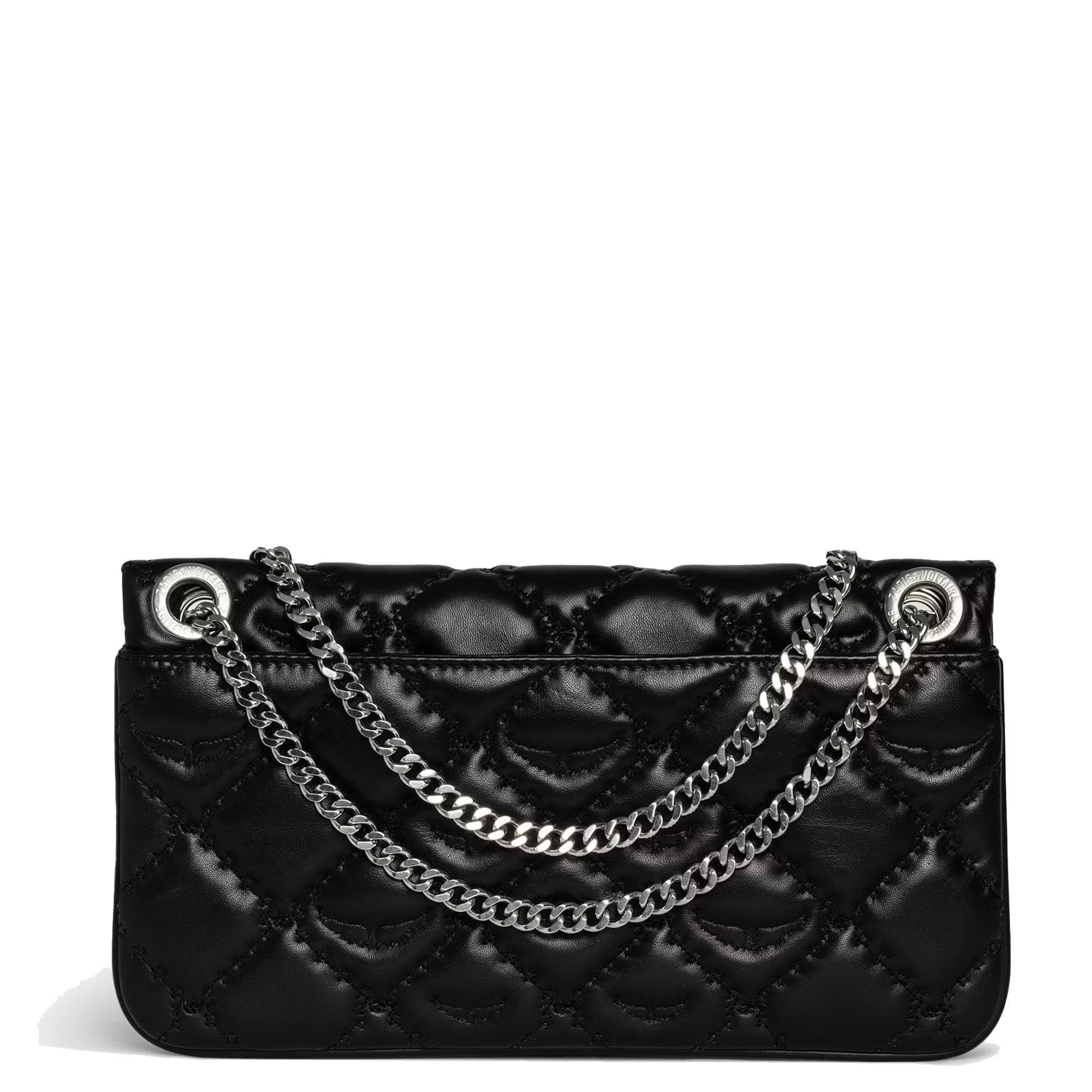 ZADIG & VOLTAIRE Umhängetasche ZADIG&VOLTAIRE Tasche DENIM MONOGRAM ROAD aus Leder - Schwarz