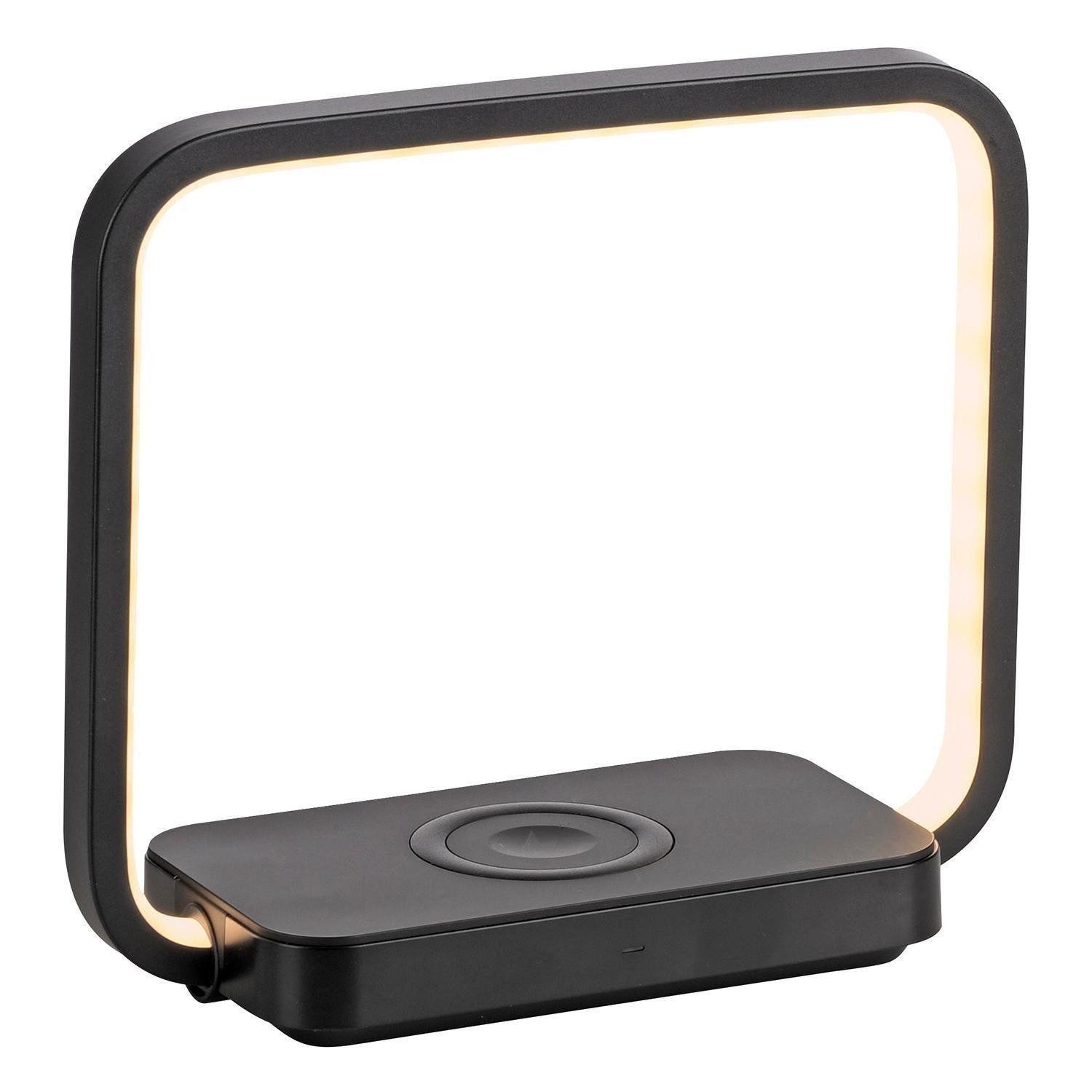JUST LIGHT LED Tischleuchte OMARI, Schwarz, günstig online kaufen