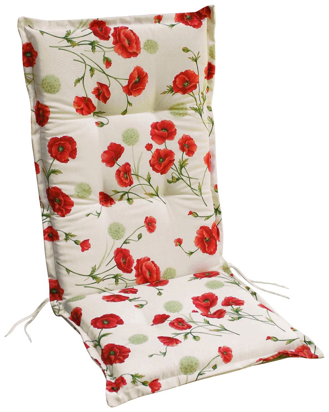 Best Sesselauflage Swing-Line, (1 St) rot/beige/grün | Sessel-Erhöhungen
