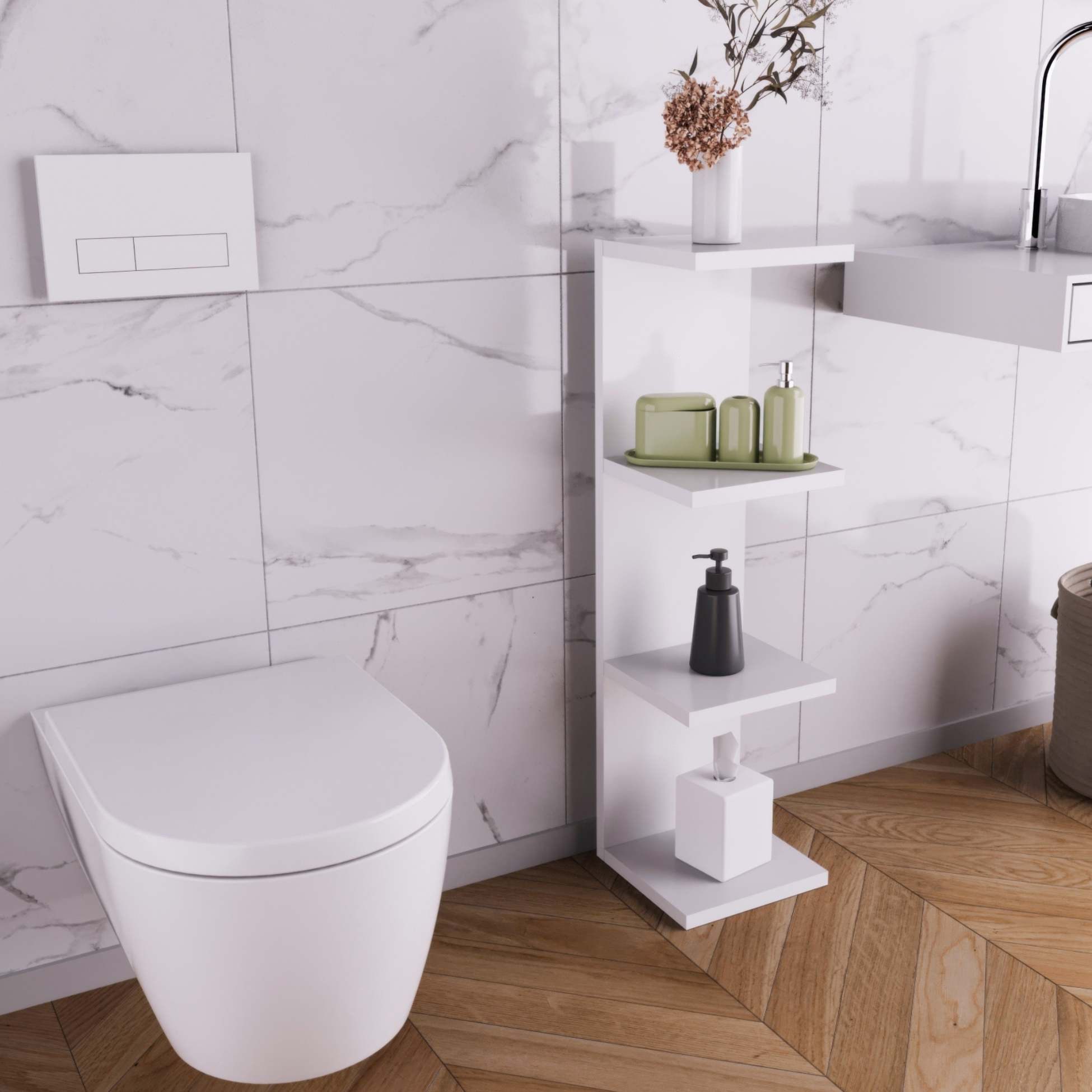 Aileenstore Wandregal DIVA, teilbares Regal, schwebendes Design, 25x185 cm