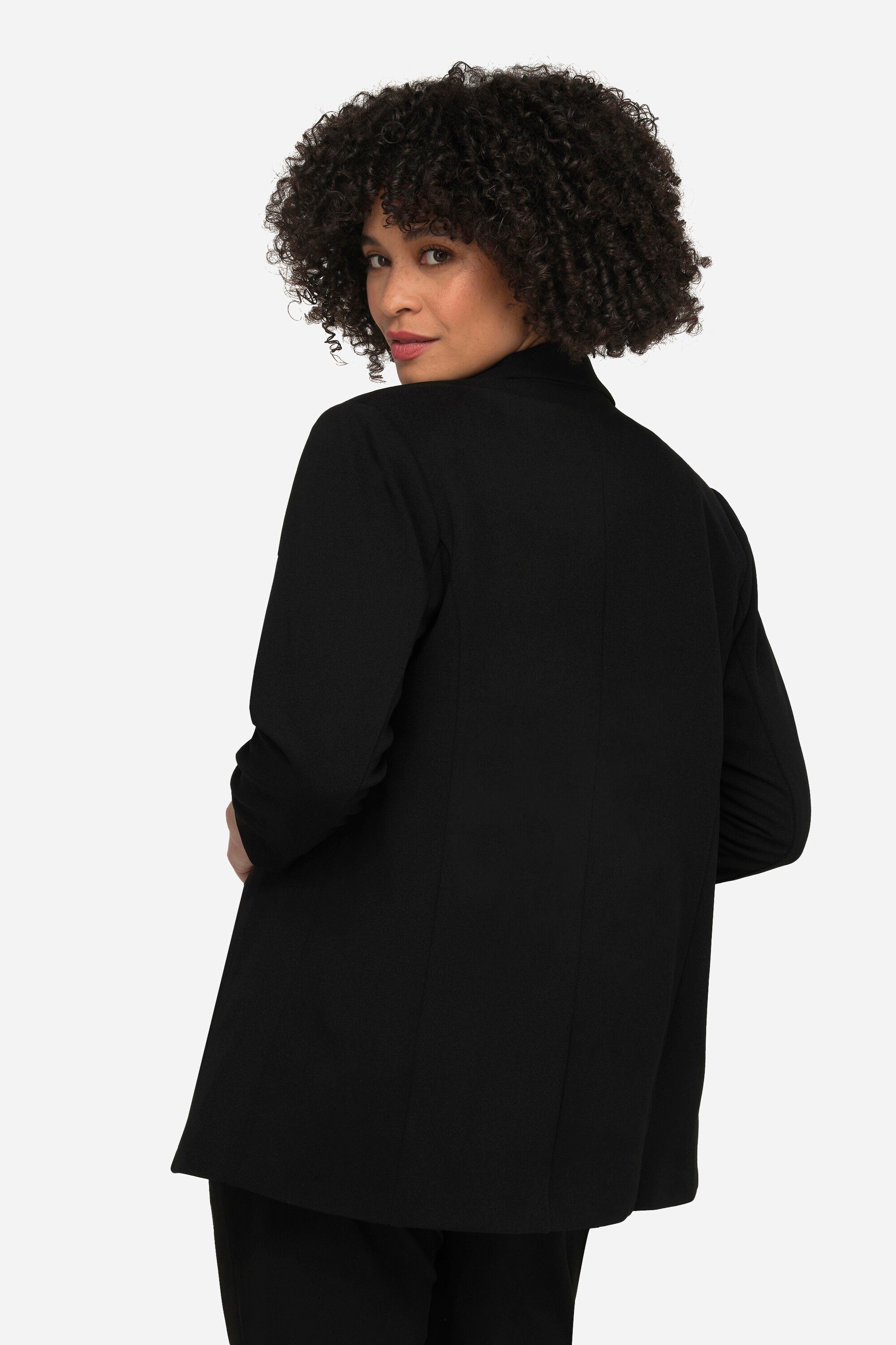 Angel of Style Blusenblazer Blazer offene Form Reverskragen Langarm