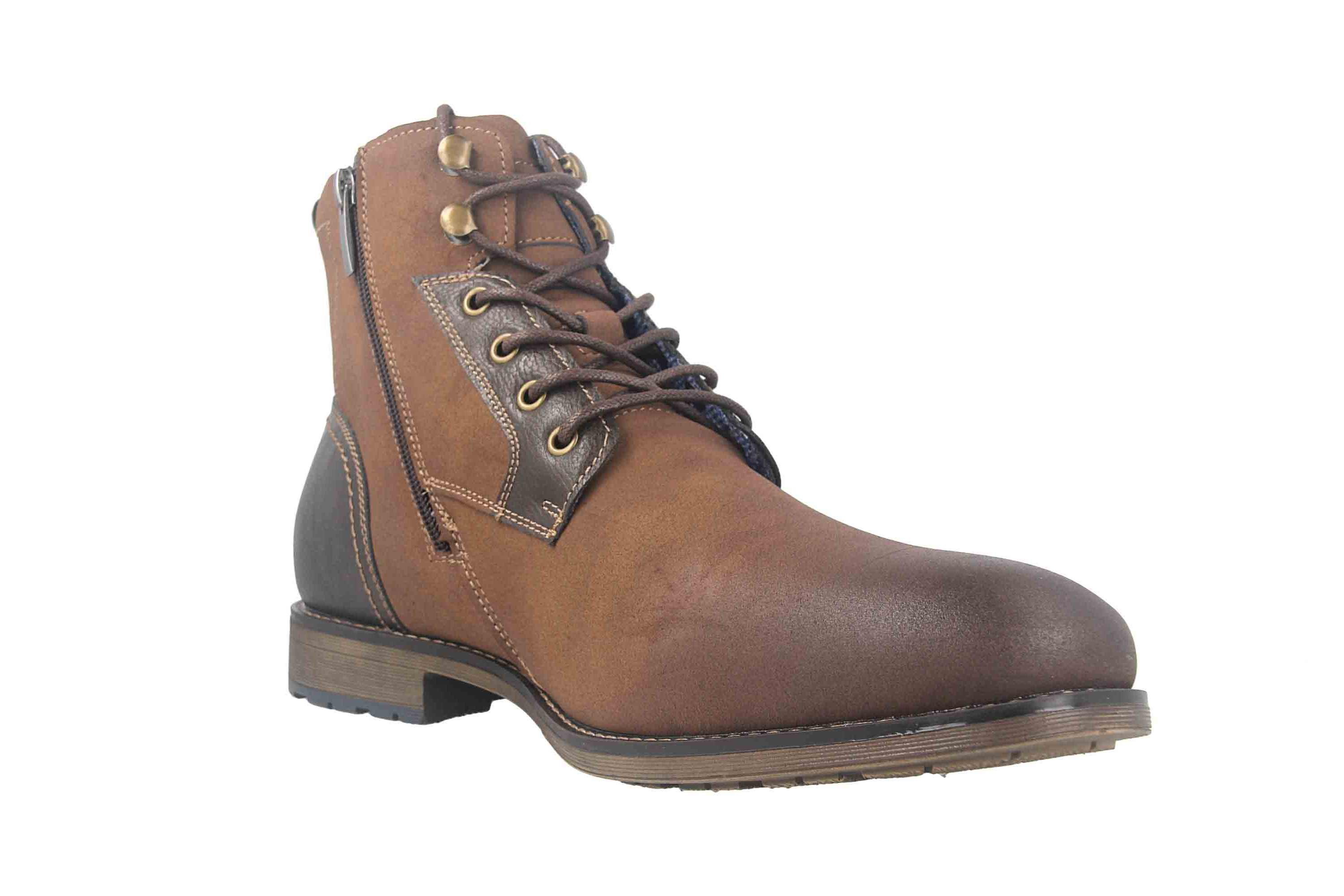 Mavins 3HH0180203 3500 D.Brown PU Nubuck Schnürboots