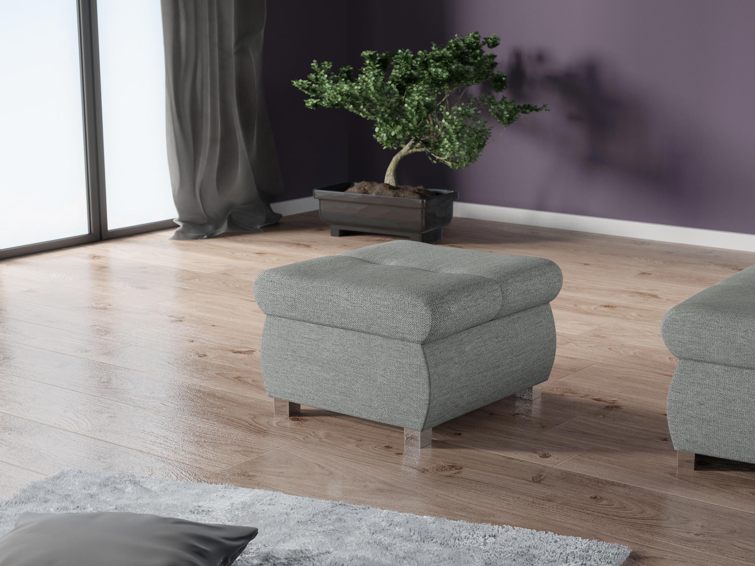 MIRJAN24 Polsterhocker Orkan Klein, Holzkonstruktion, 60x60x39 günstig online kaufen