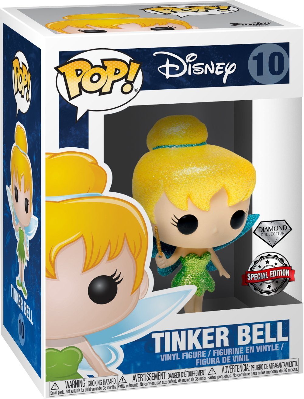 Funko Spielfigur Disney - Tinker Bell 10 Diamond SP Pop!