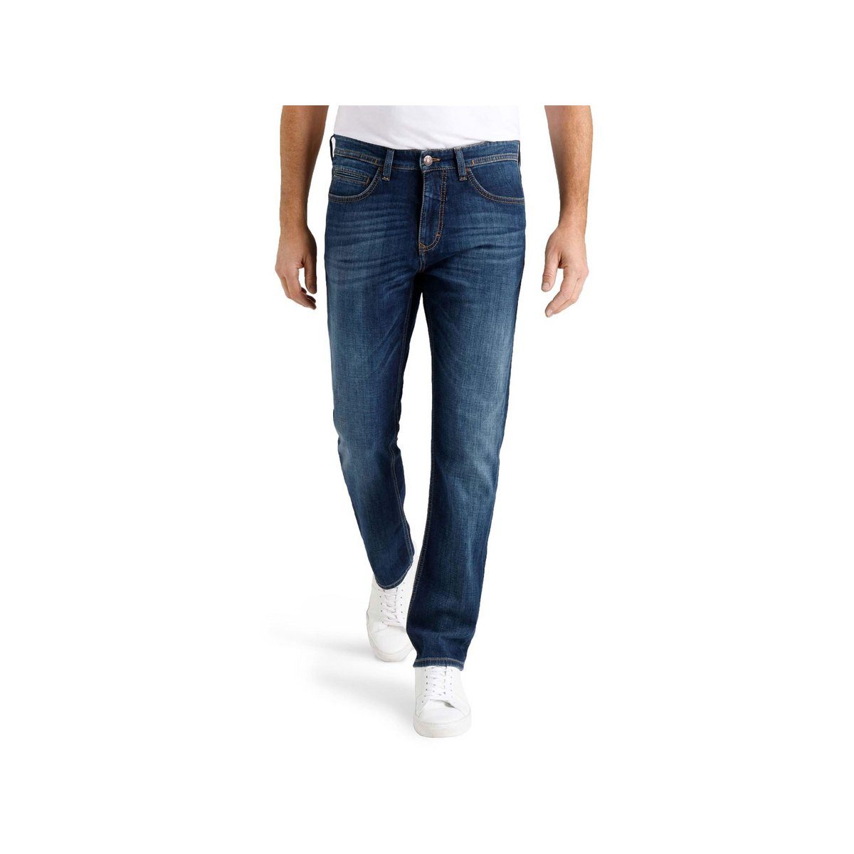 MAC 5-Pocket-Jeans (1-tlg) dunkel-blau