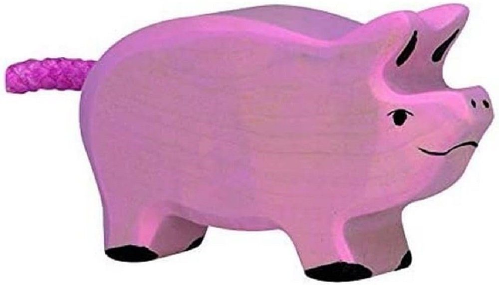 Holztiger Spielfigur Tiere Holzfigur / Bauernhof Figuren - Spielfigur, (1-tlg), Dekoration / Ideal als Geschenk