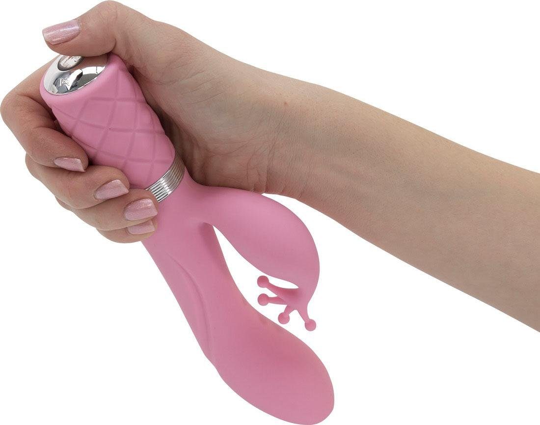 Rabbit-Vibrator Pillow hellpink Kinky Talk