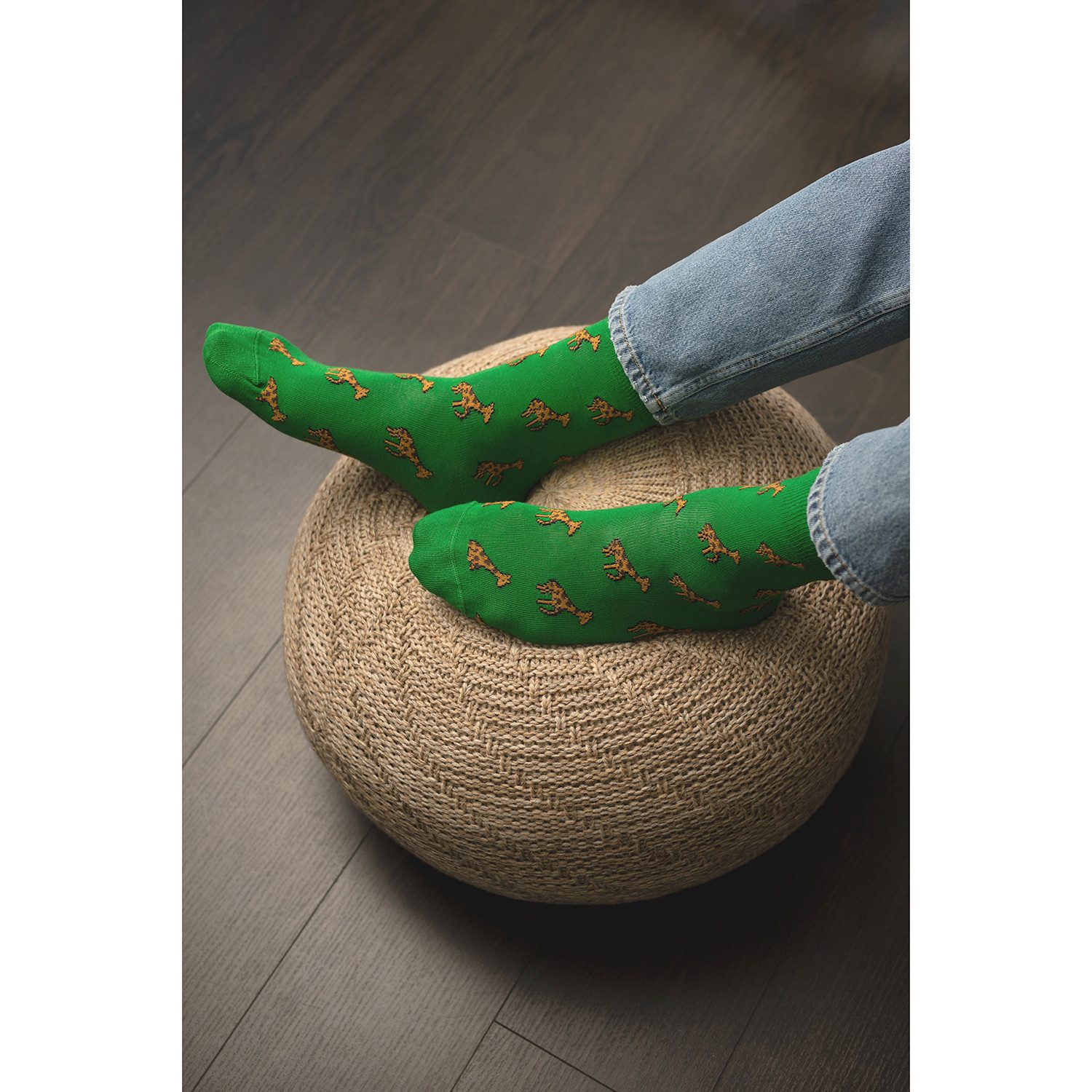 Footstar Basicsocken Damen/Herren Bunte Motiv Socken Funny Baumwollsocken