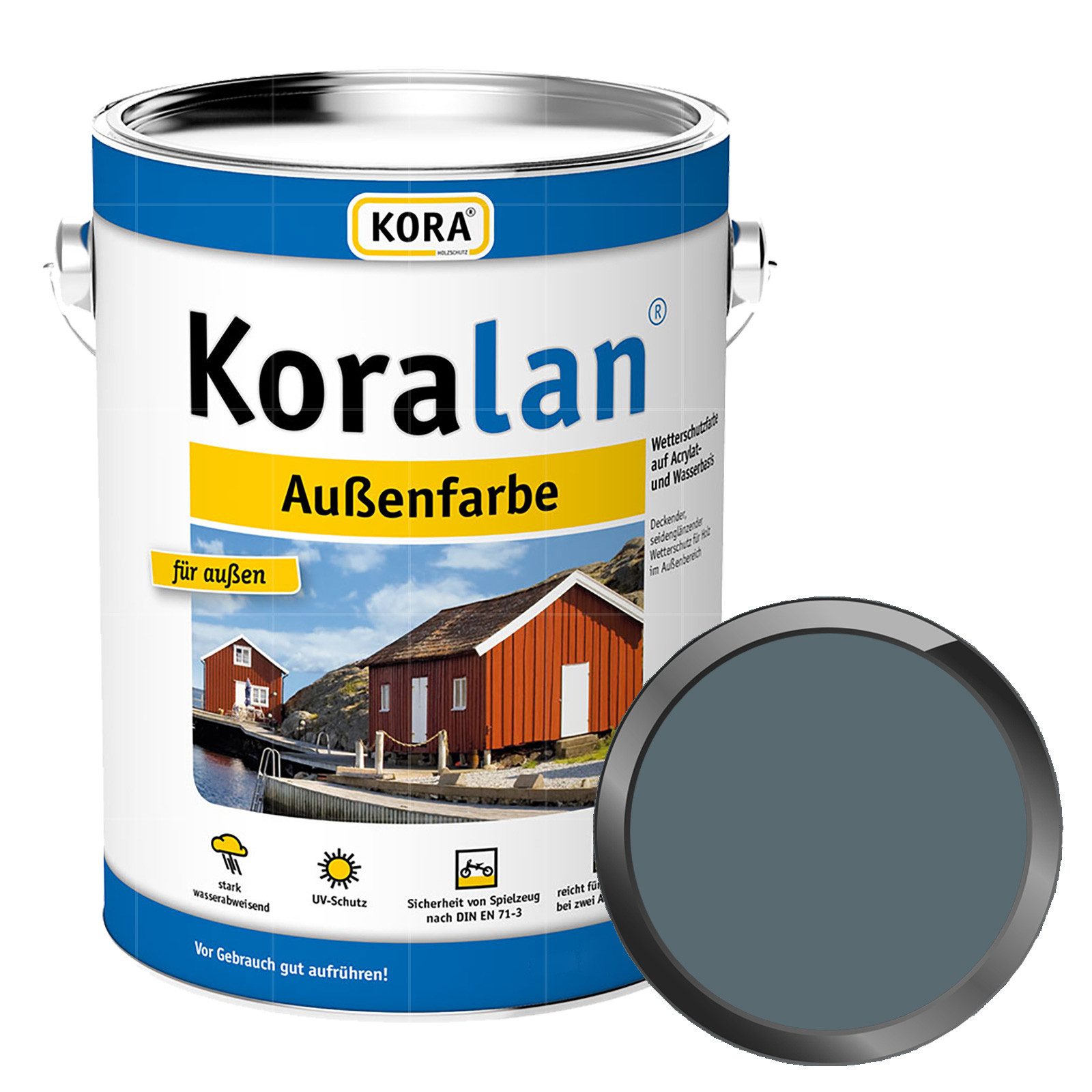 KORA Wetterschutzfarbe KORALAN AUSSENFARBE - 0.75 LTR
