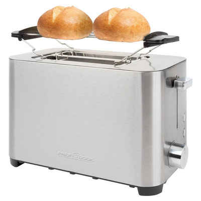 ProfiCook Toaster PC-TA 1251, Toaster 2 Scheiben, Edelstahl