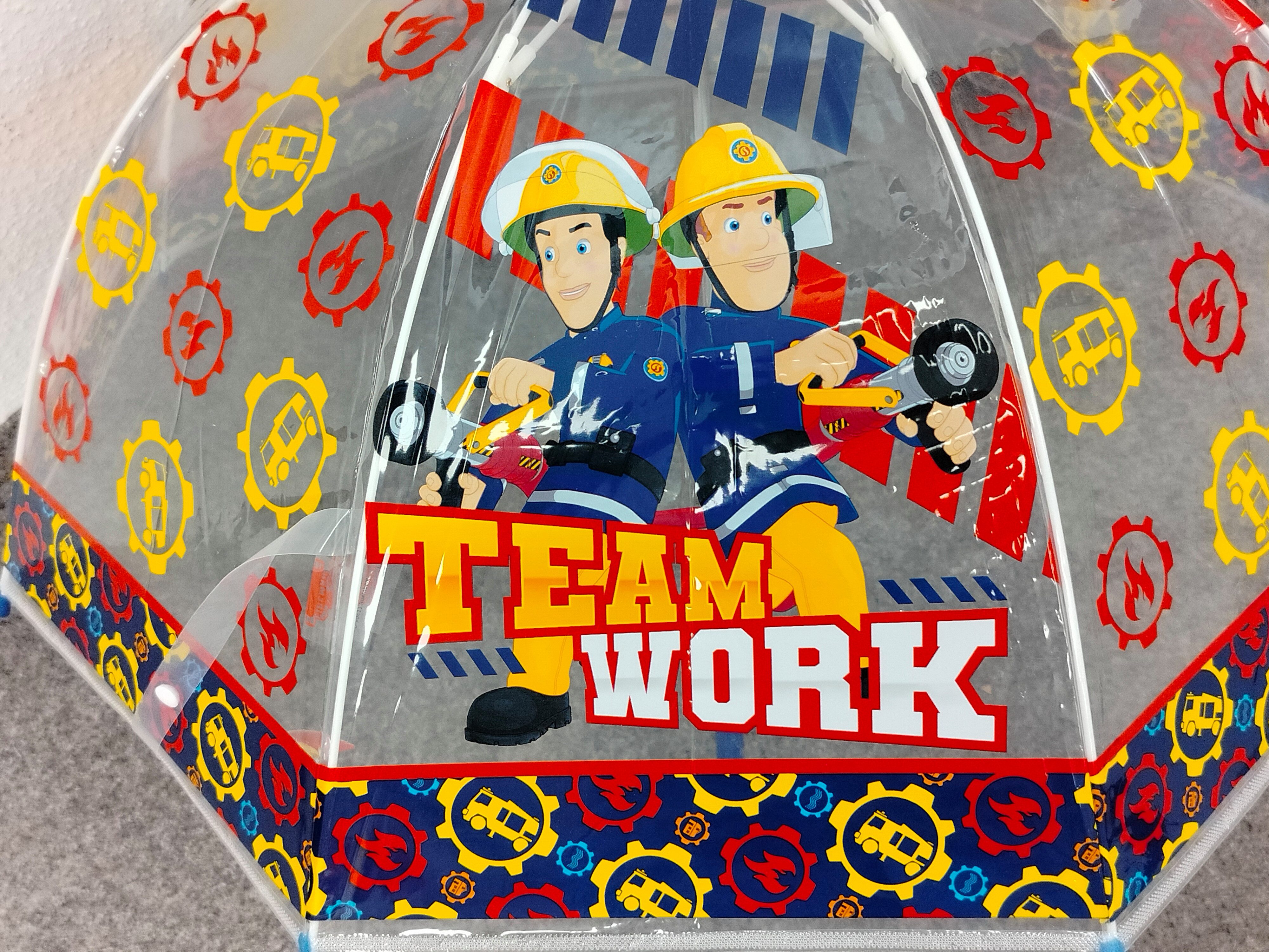 UNDERCOVER Taschenregenschirm Feuerwehrman Sam Regenschirm
