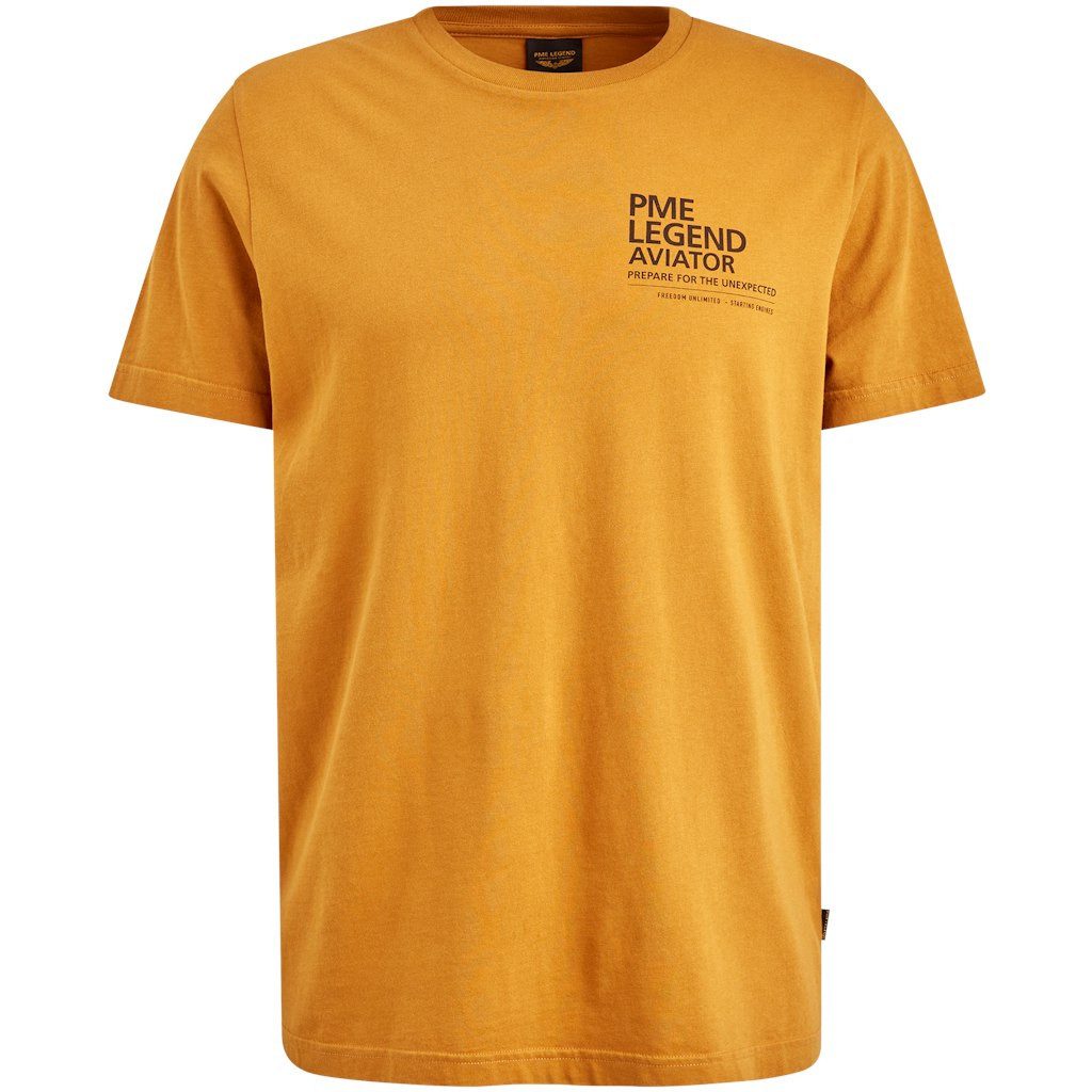 PME LEGEND T-Shirt Short sleeve r-neck single jersey Buckthorne Brown günstig online kaufen