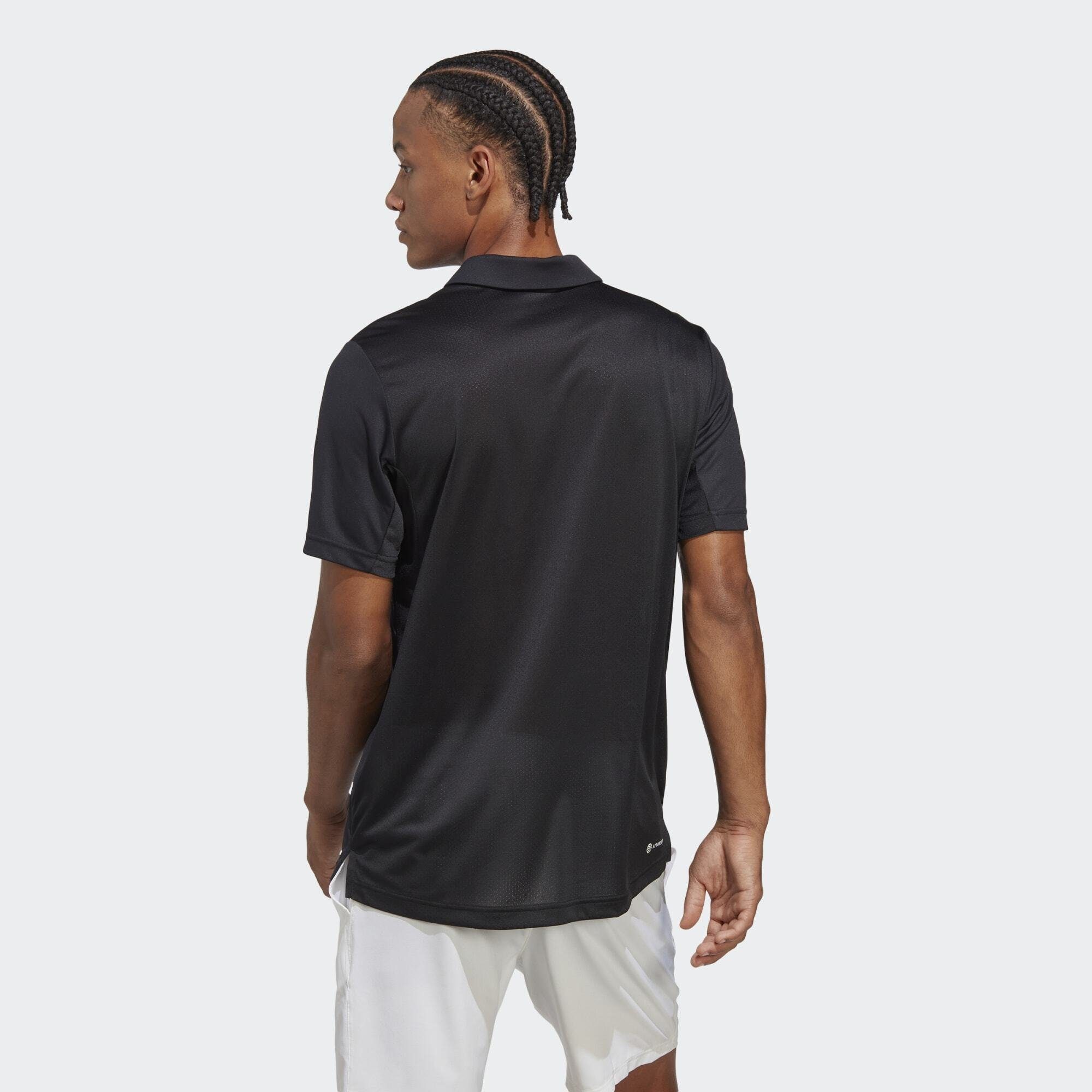 TENNIS Funktionsshirt CLUB Black POLOSHIRT Performance adidas