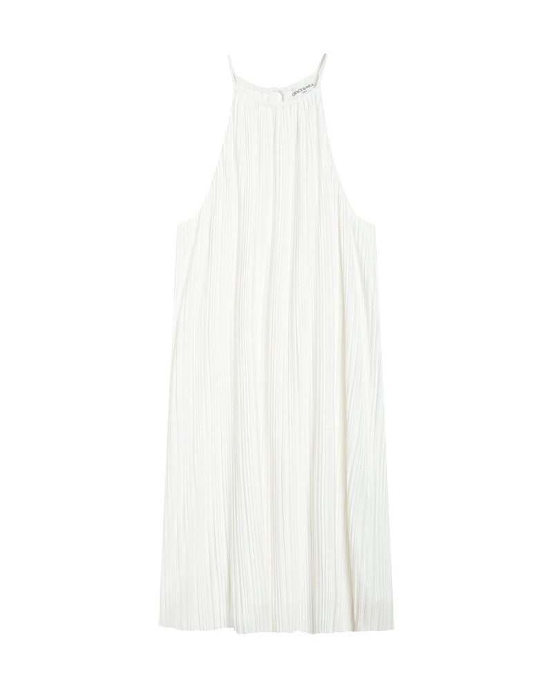 Grace & Mila Minikleid WILONA - Kleid Damen - Sommerkleid - Minikleid - plissiertes Kleid