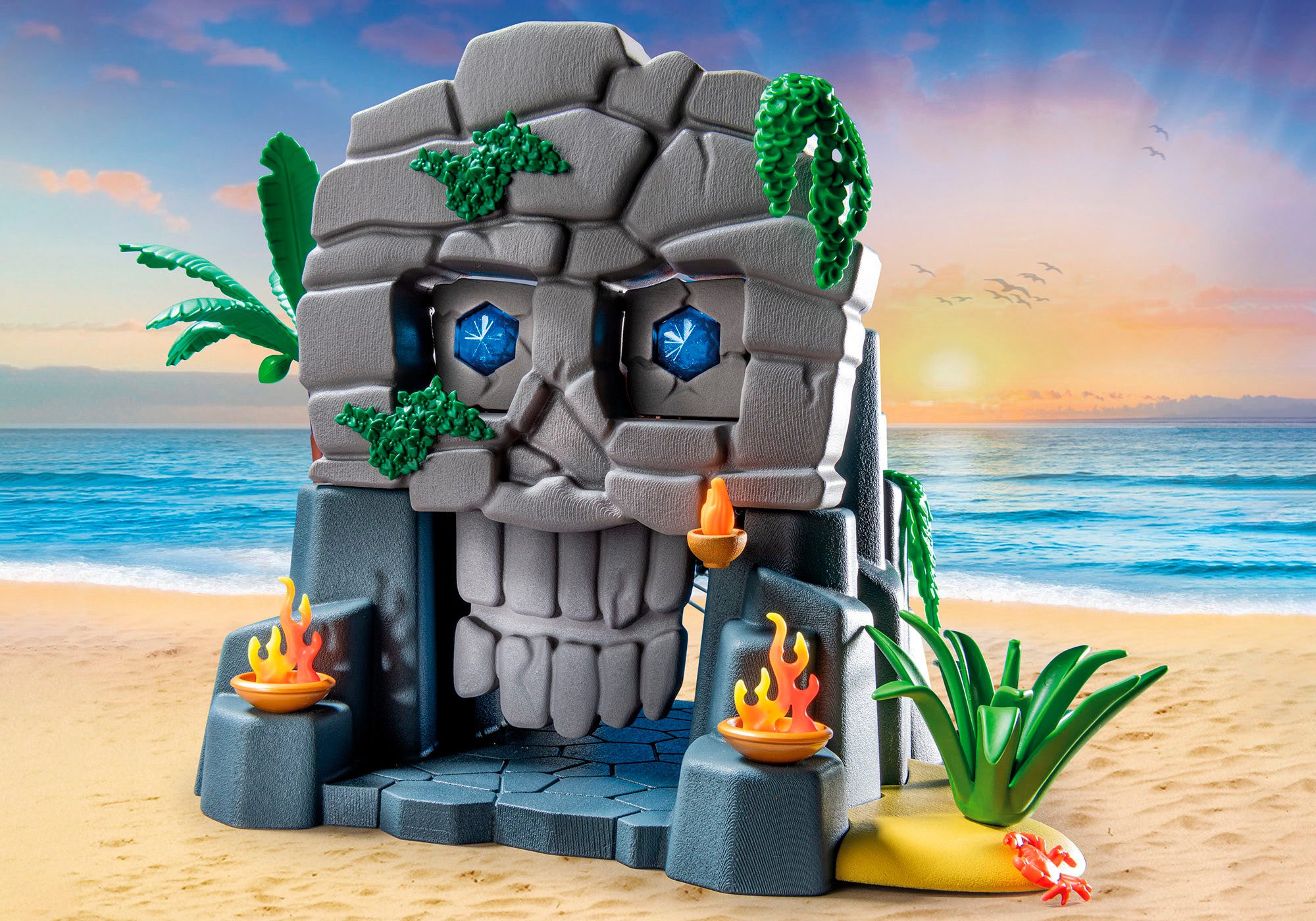 Playmobil® Totenkopfinsel (71531), Pirates Konstruktions-Spielset, (73 St), Made in Europe – Bild 4 von 5