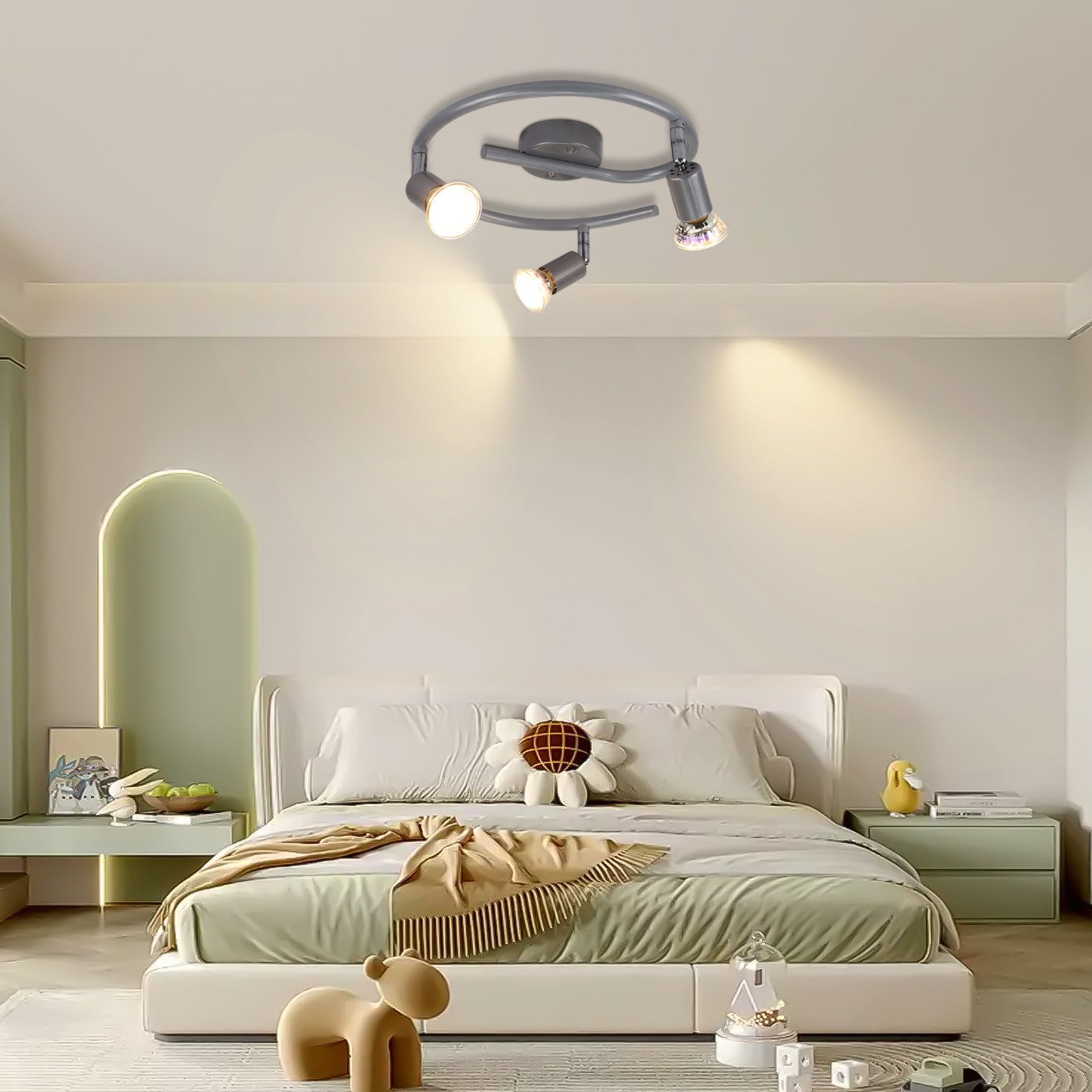 ZMH Deckenstrahler 1/2/3/4 Flammig GU10 Modern günstig online kaufen