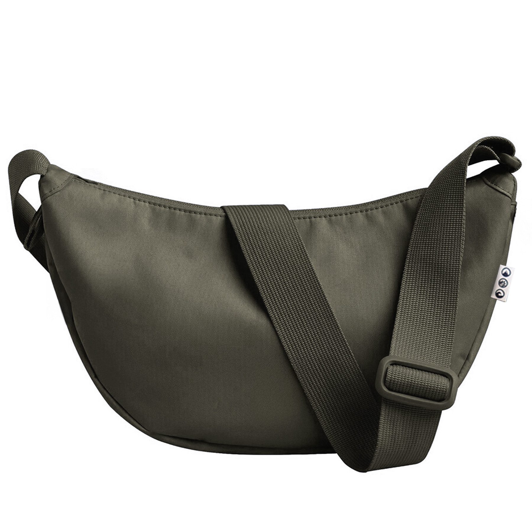 SONS OF ALOHA Umhängetasche Moon Bag Cross-Body Bag HOKU Damen Herren khaki, Umhängetasche, Moon Bag M, recyceltes PET, khaki