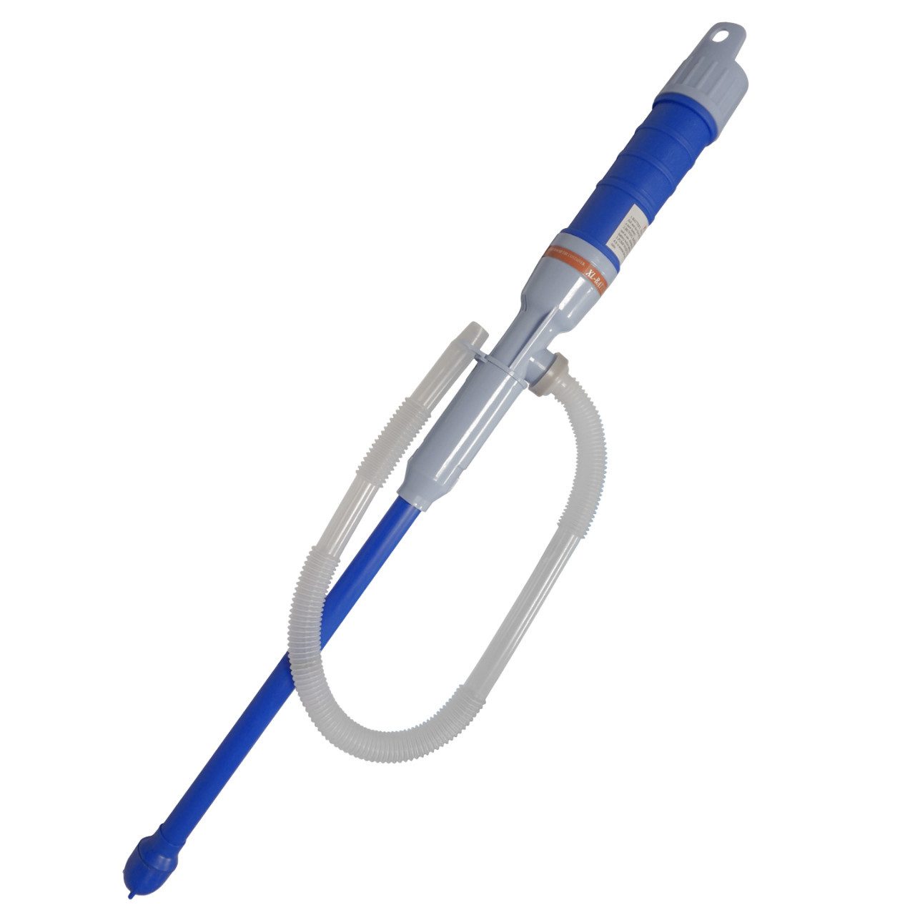 BlueCraft Elektropumpe Umfüllpumpe Fasspumpe Kanisterpumpe Handpumpe, Notpumpe mit Schlauch Brennstoffpumpe