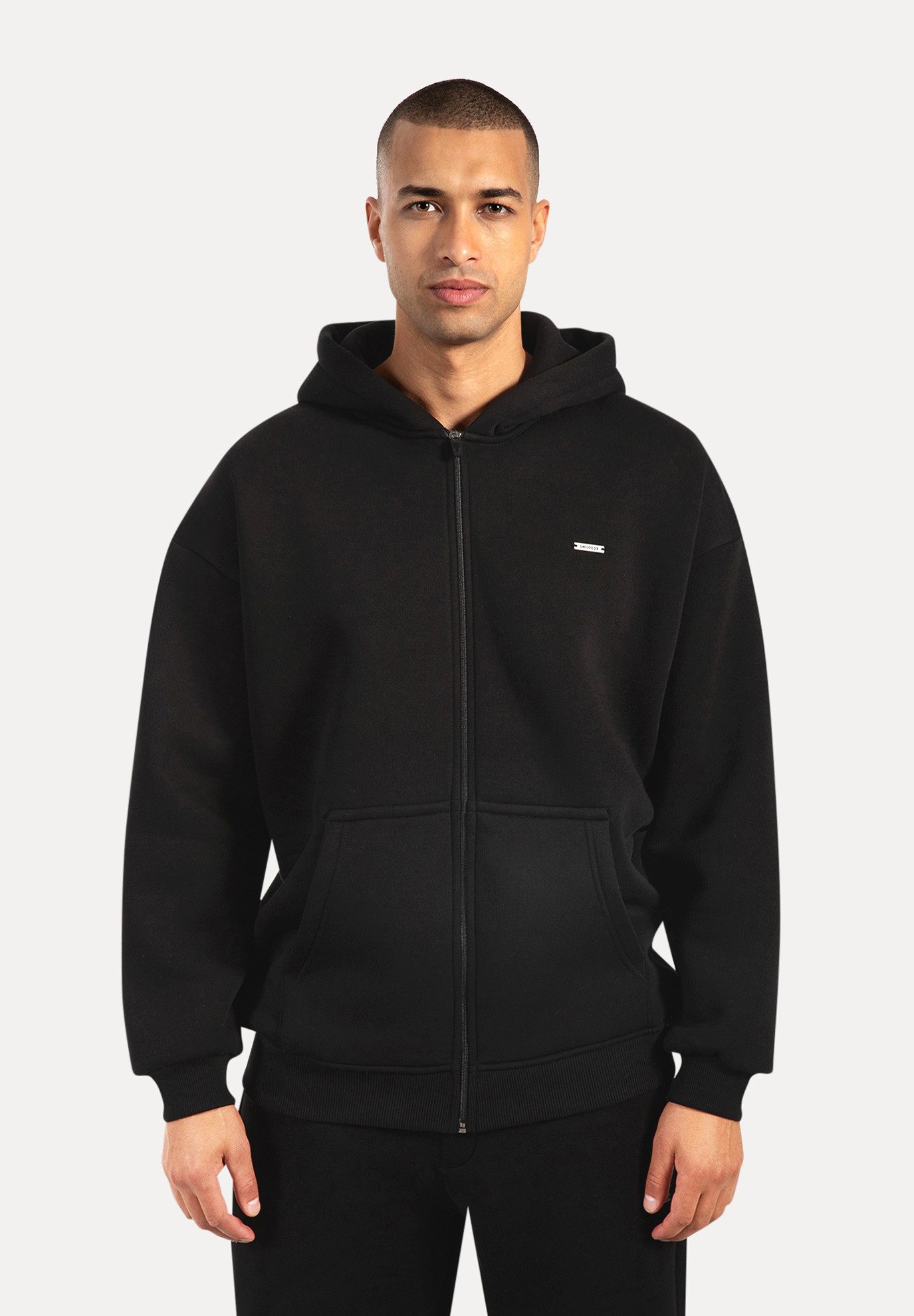 Smilodox Kapuzenstrickjacke Cedrik, Oversize Zip Hoodie, Kapuzenpullover mi günstig online kaufen