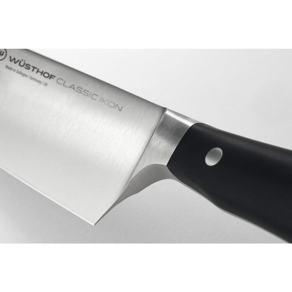 WÜSTHOF Schinkenmesser Schinkenmesser Classic Ikon 20cm, Schinkenmesser Classic Ikon, schwarz