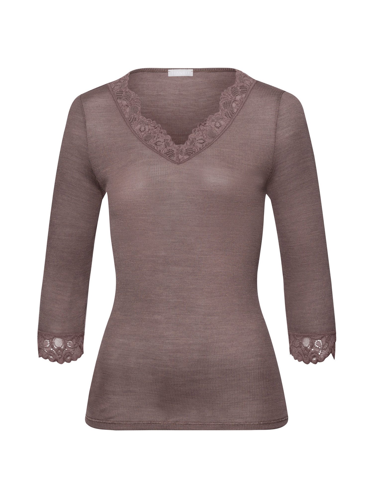 Hanro Unterhemd Woolen Lace unterhemd unterzieh-shirt ärmellos