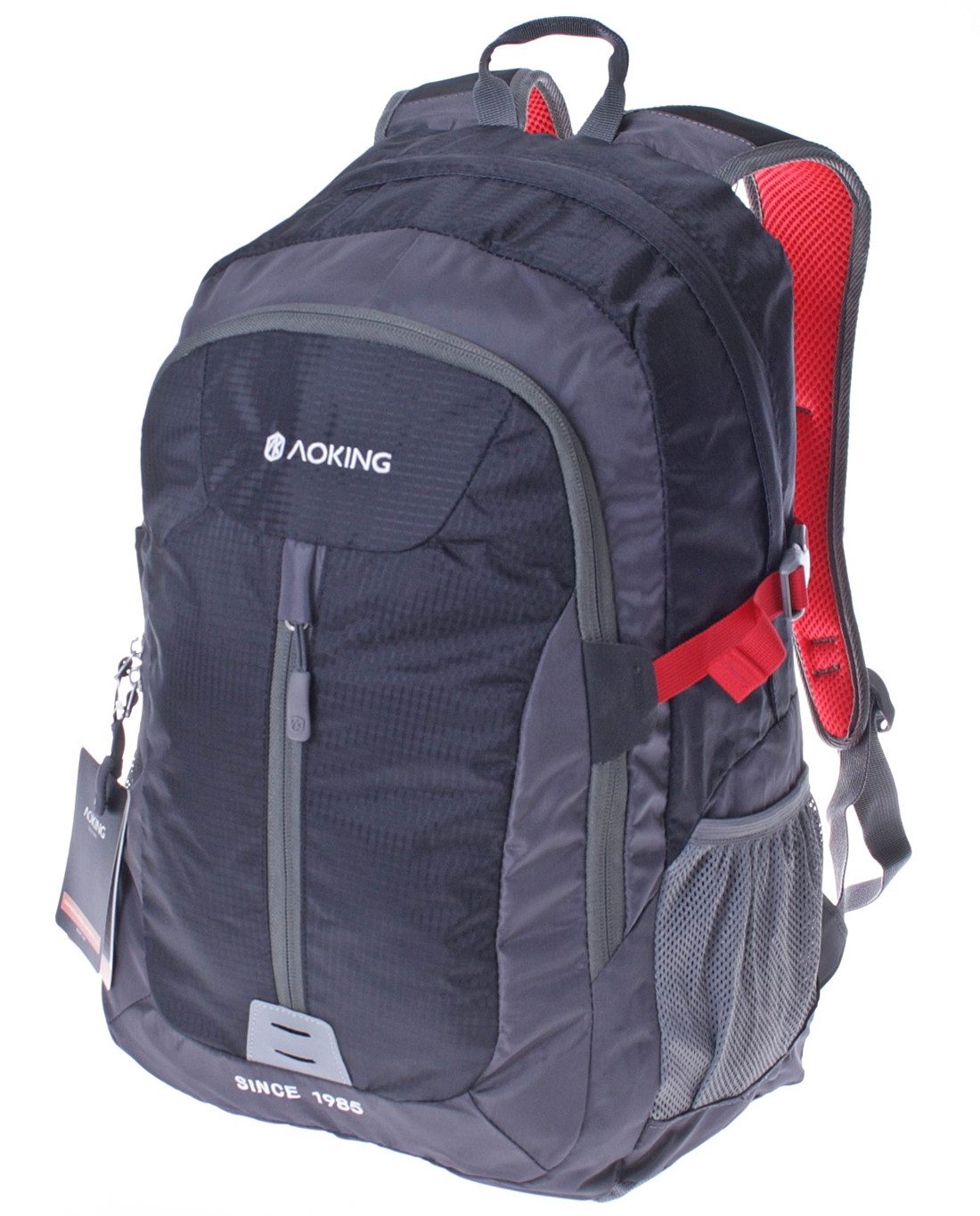 SHG Freizeitrucksack Rucksack Schulrucksack Sportrucksack Laptoprucksack Tagesrucksack (Schwarz)