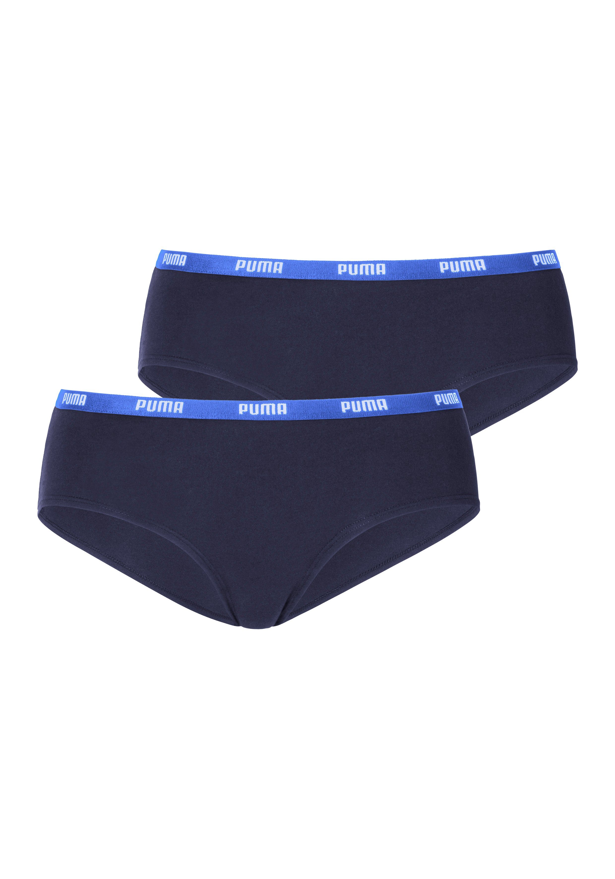 Wäsche/Bademode Unterhosen PUMA Panty EVERYDAY (2 Stück) mit schmalem Logobündchen