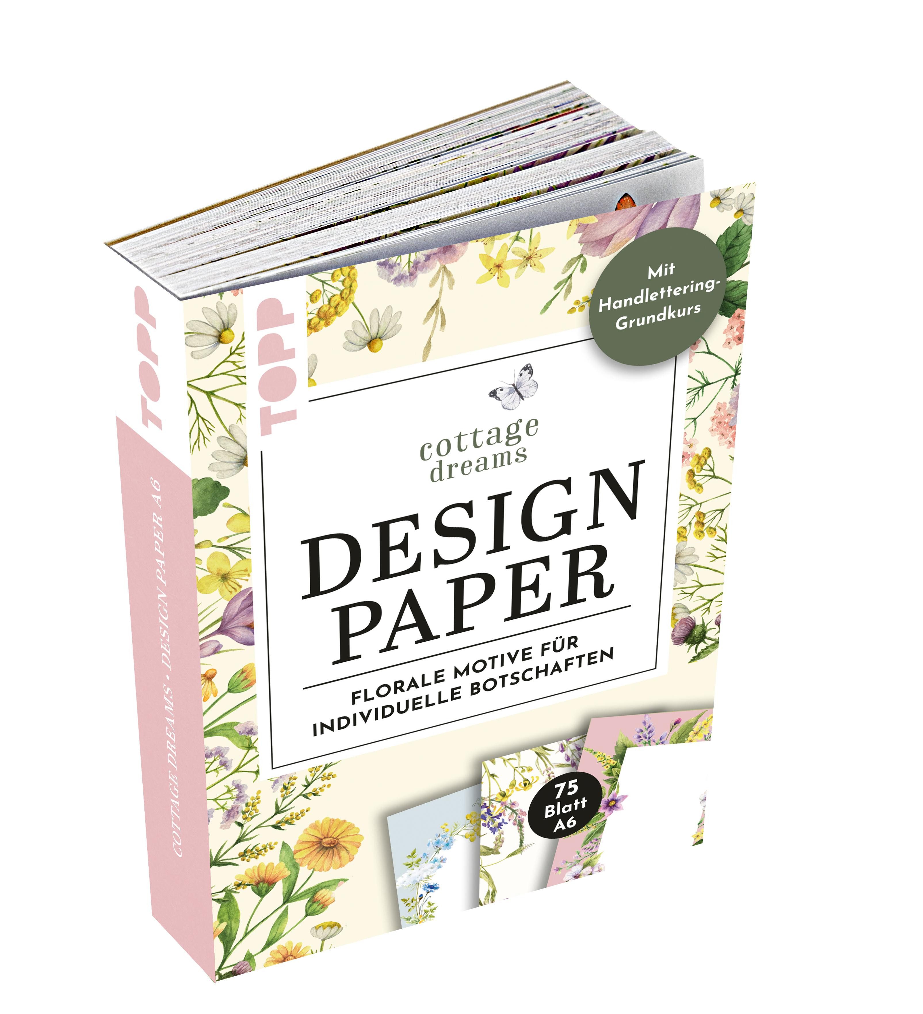 Frech Verlag Поздравительные открытки Handlettering Design Paper Block Cottage Dreams A6