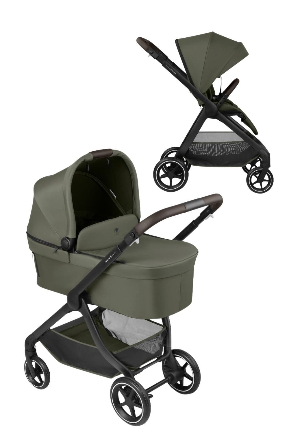 ABC Design Kombi-Kinderwagen City Life Kinderwagen Set mit Tragewanne / 2in1 Kombikinderwagen