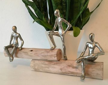 Moritz Skulptur Freunde fürs Leben, Dekoobjekt Holz Tischdeko Fensterdeko Wanddeko Holzdeko