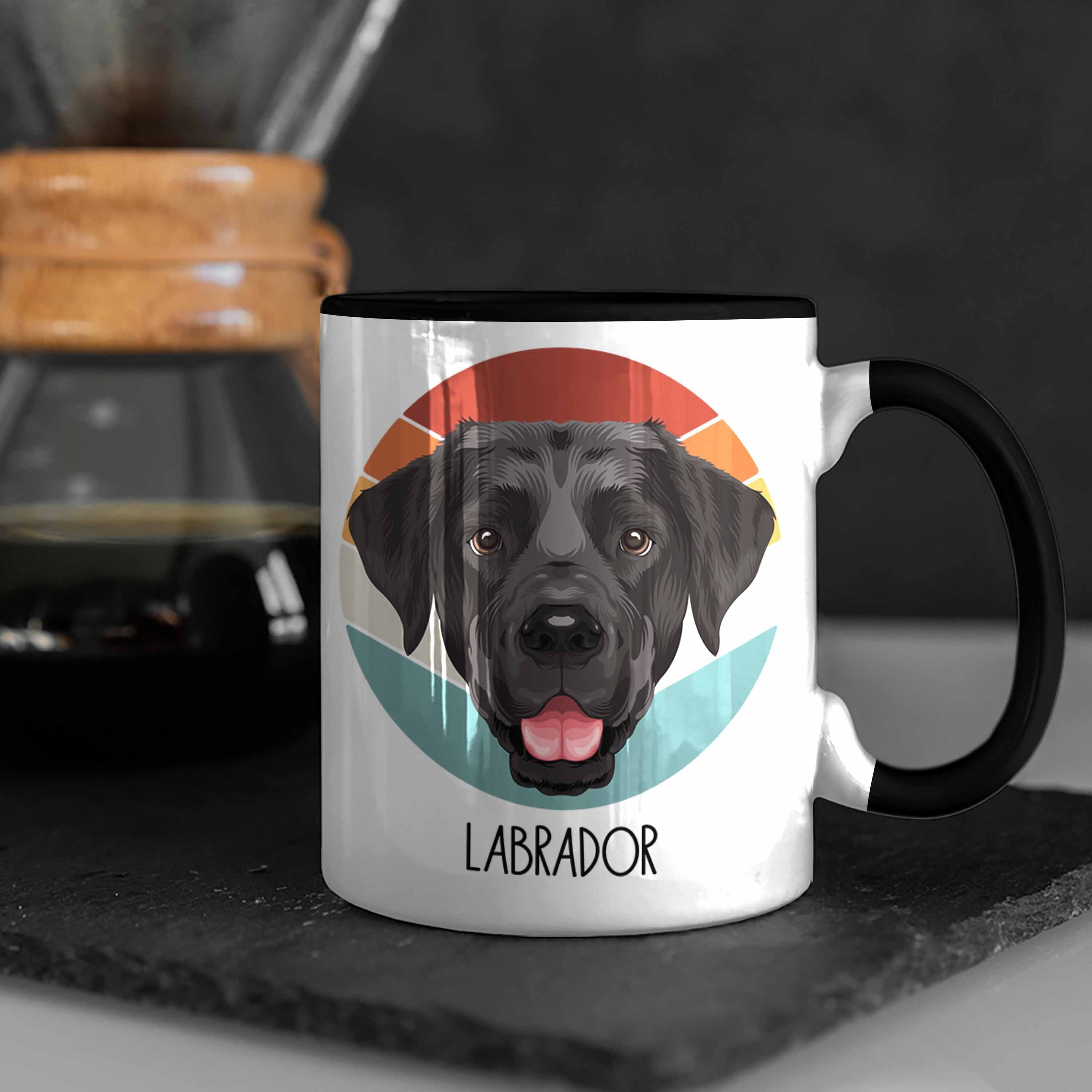 Tasse Labrador Besitzer Spruch Geschenk Geschenkidee Labrador Lustiger Schwarz Trendation Tasse